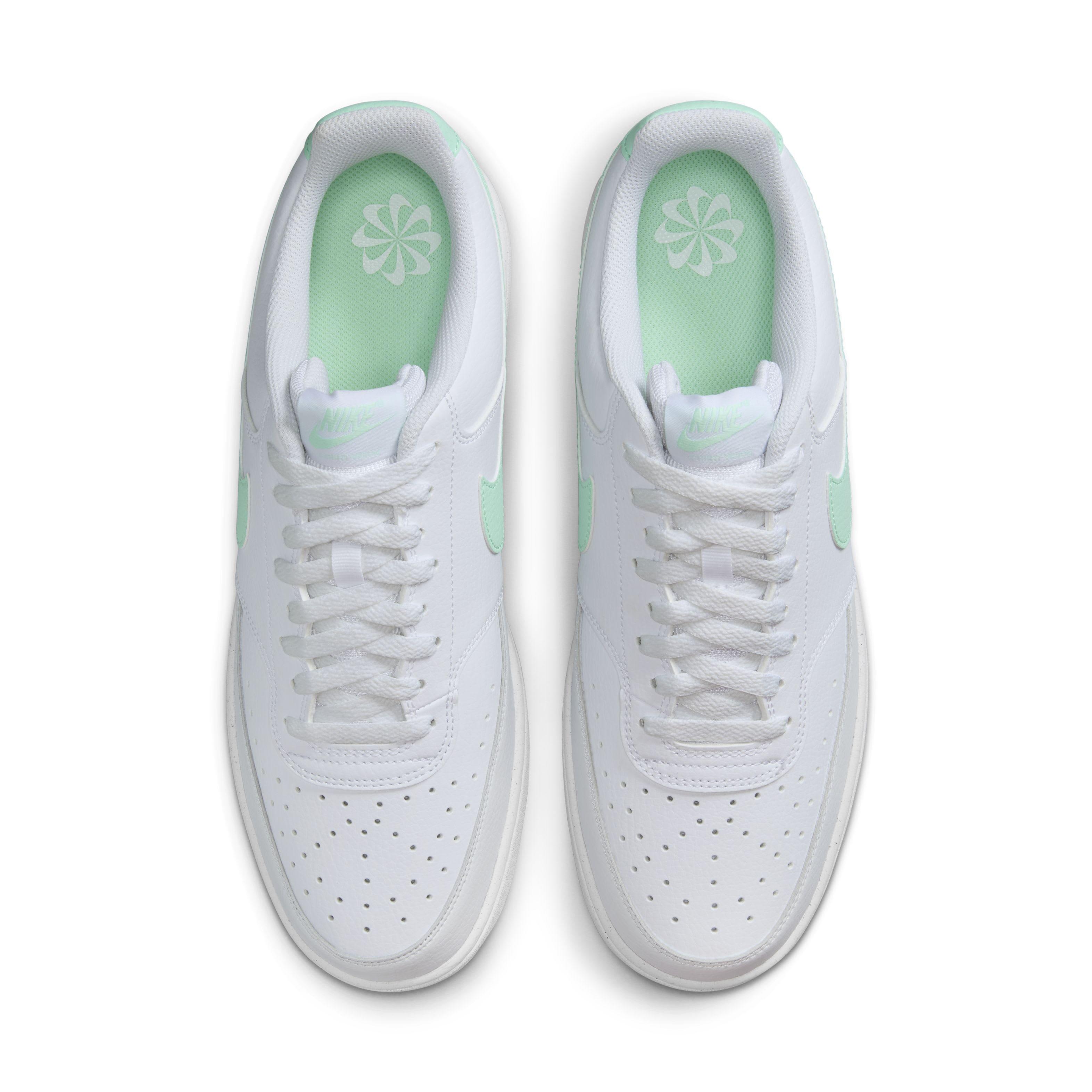Nike Court Vision Low "White/Mint Foam/Photon Dust" Men's Shoe - WHITE/MINT/DUST Thumbnail View 4
