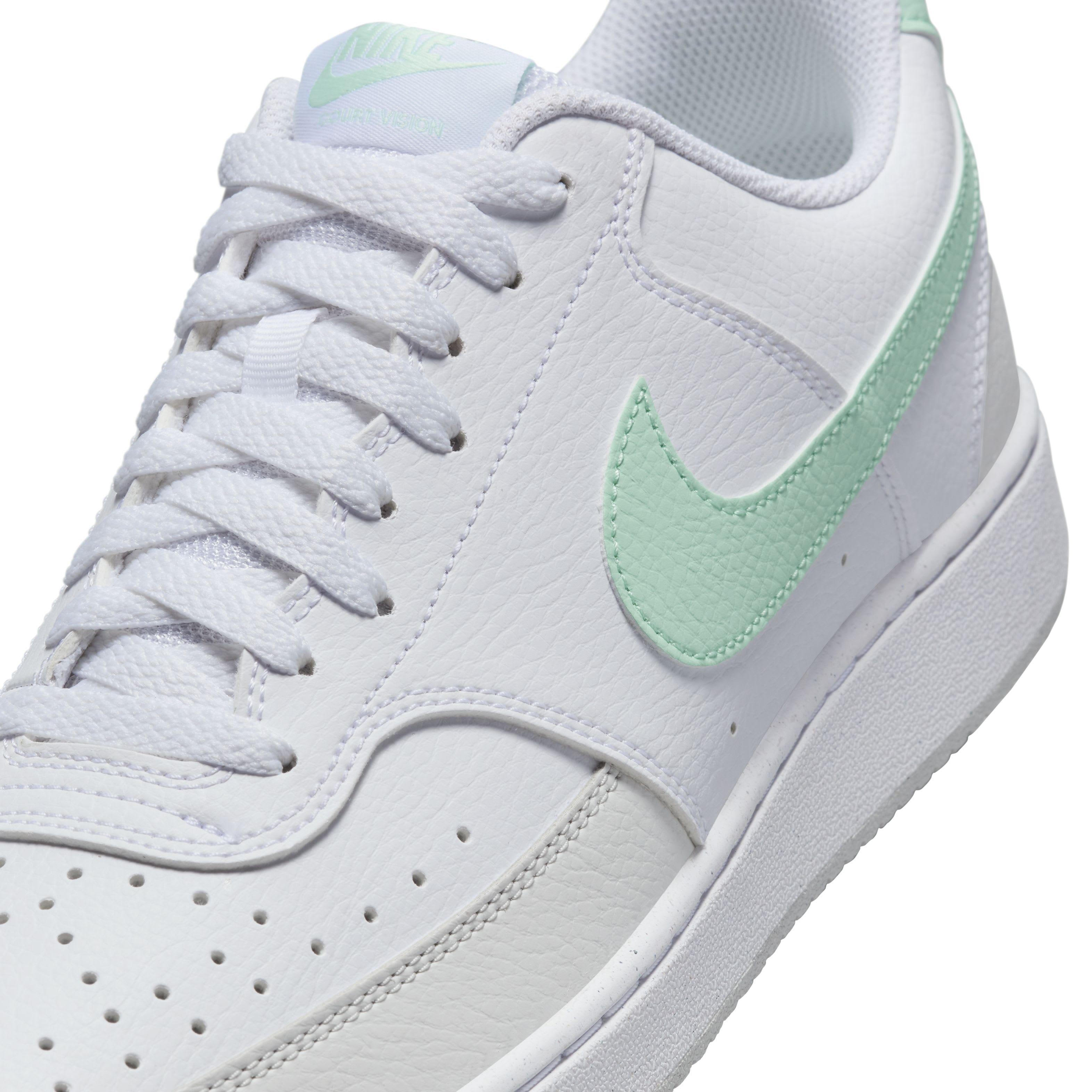Nike Court Vision Low "White/Mint Foam/Photon Dust" Men's Shoe - WHITE/MINT/DUST Thumbnail View 7