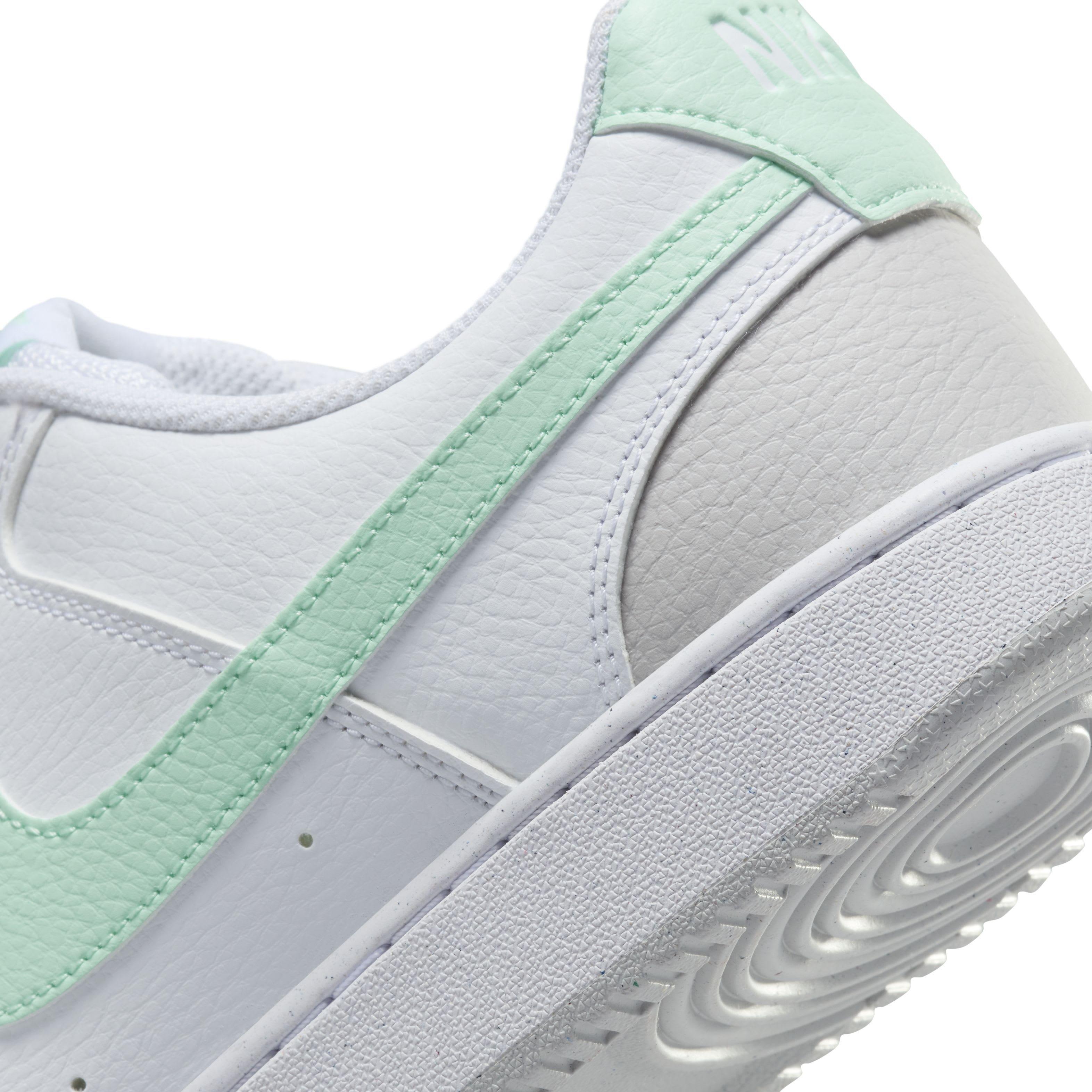 Nike Court Vision Low Men's Classic Casual Sneakers - White/Mint