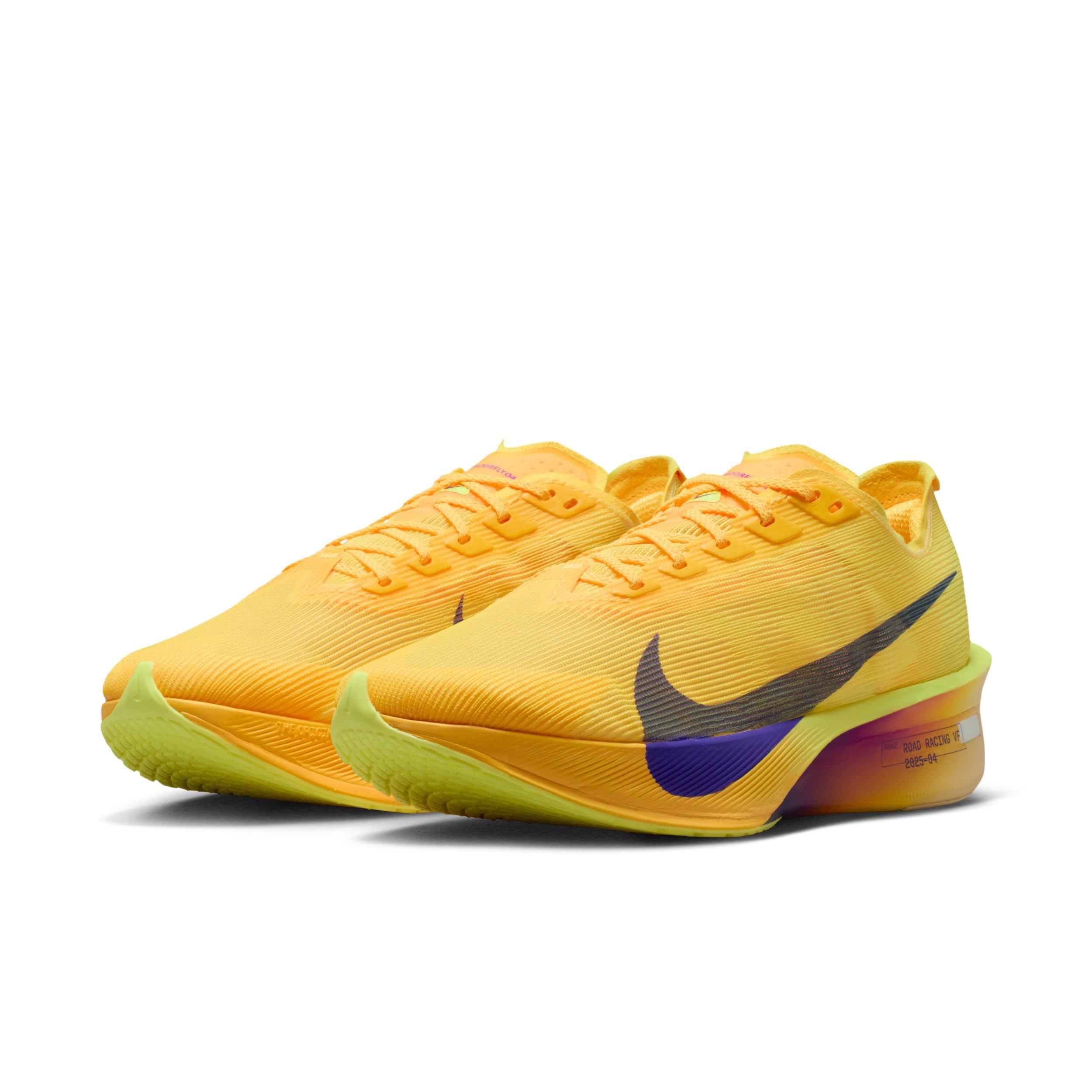 Nike Vaporfly 4 "Citron Pulse/Laser Orange/Volt Ice/Indigo Burst" Women's Running Shoe - CITRON/ORANGE/VOLT/INDIGO Thumbnail View 3