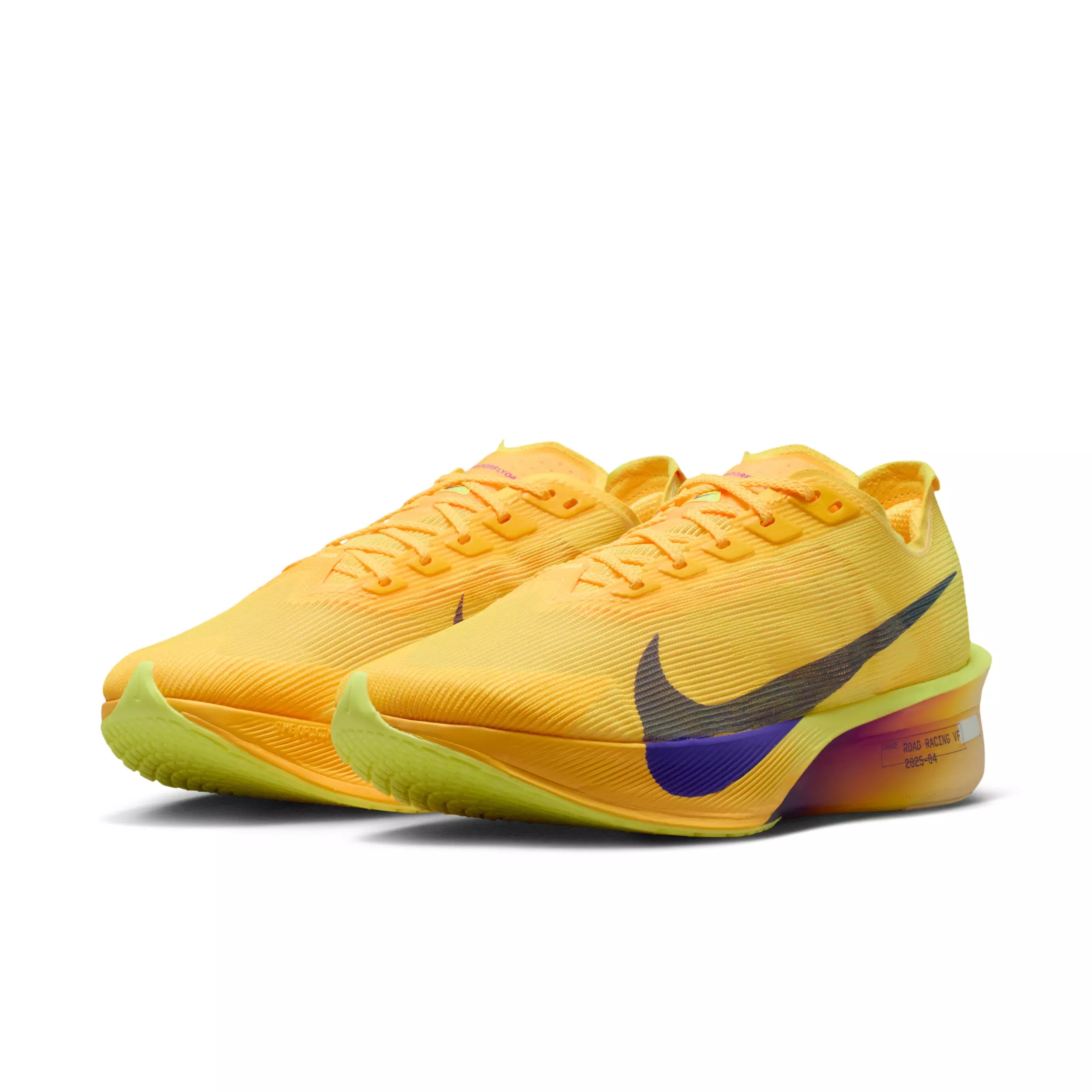 Nike Vaporfly 4 "Citron Pulse/Laser Orange/Volt Ice/Indigo Burst" Women's Running Shoe - CITRON/ORANGE/VOLT/INDIGO