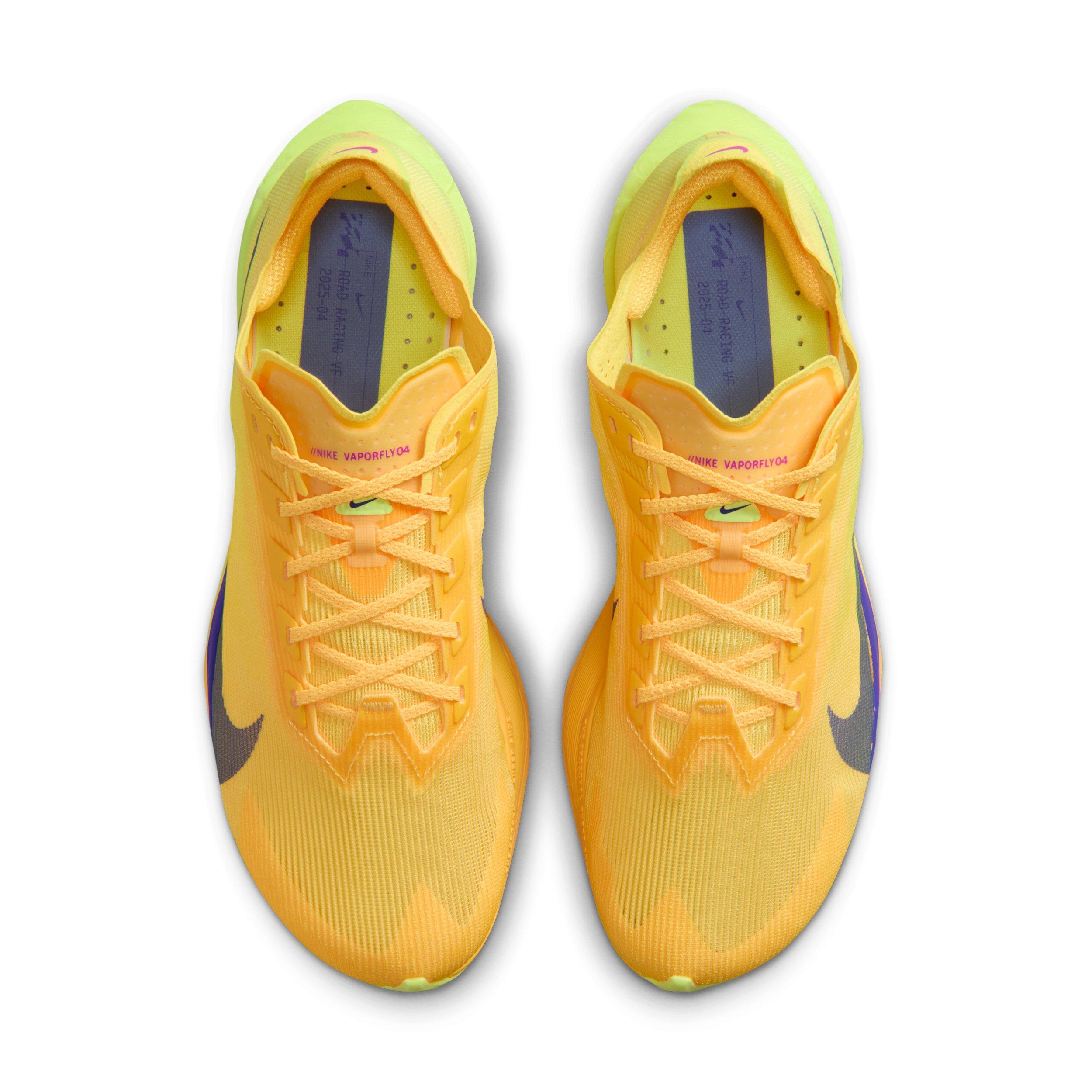 Nike Vaporfly 4 "Citron Pulse/Laser Orange/Volt Ice/Indigo Burst" Women's Running Shoe - CITRON/ORANGE/VOLT/INDIGO Thumbnail View 4