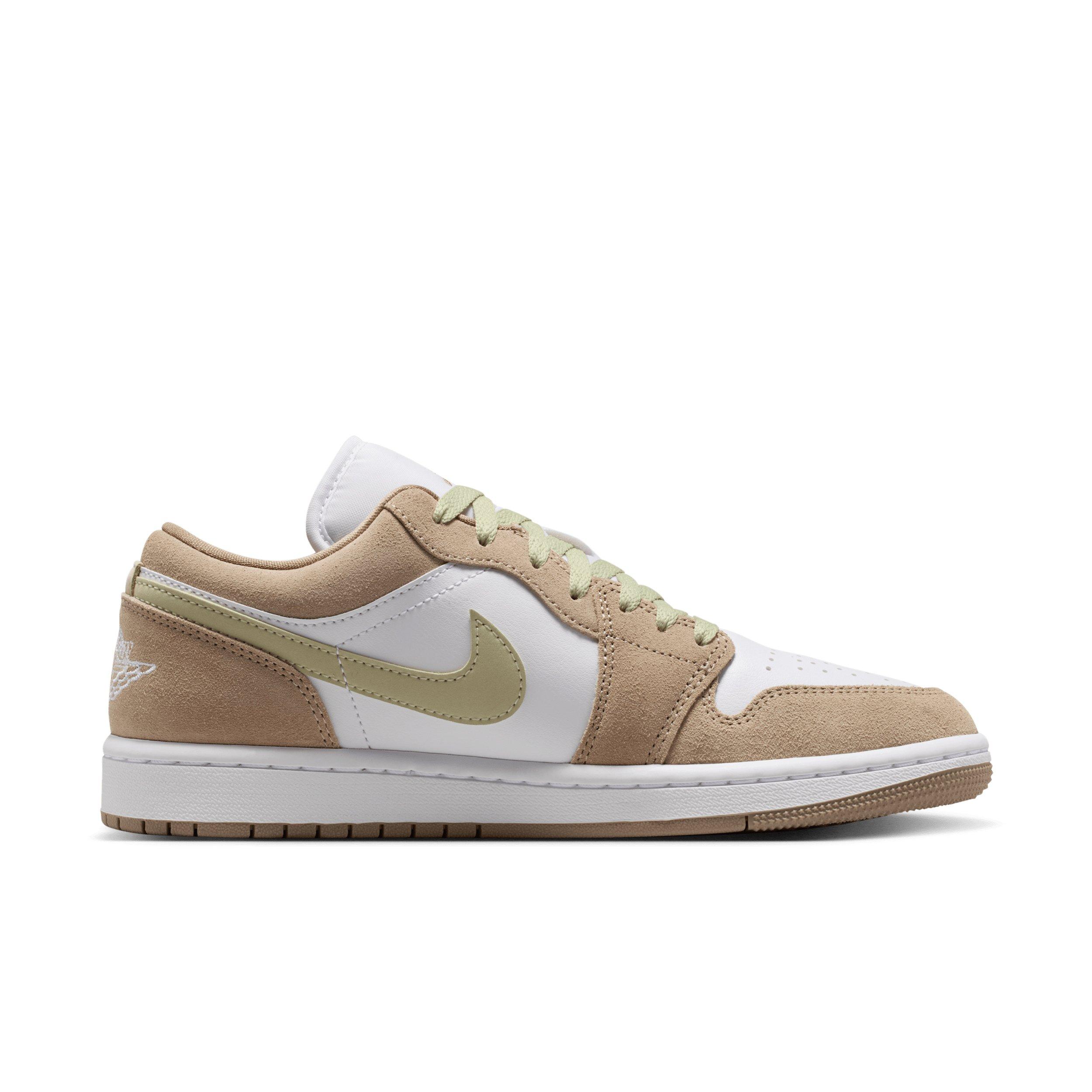 Jordan 1 Low "Khaki/Olive Aura/Sail/White" Women's Shoe - KHAKI/OLIVE/SAIL/WHITE Thumbnail View 1