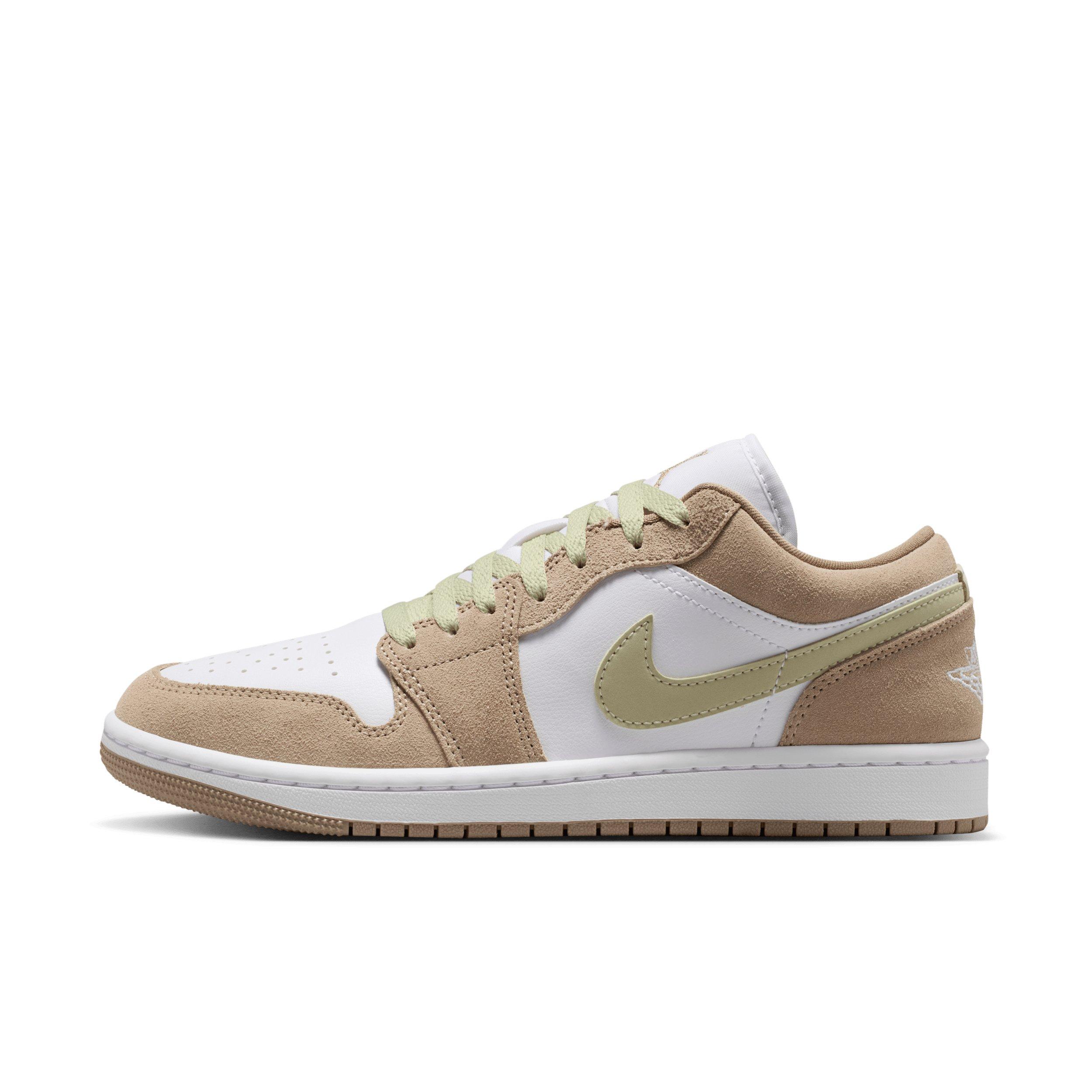 Jordan 1 Low "Khaki/Olive Aura/Sail/White" Women's Shoe - KHAKI/OLIVE/SAIL/WHITE Thumbnail View 2