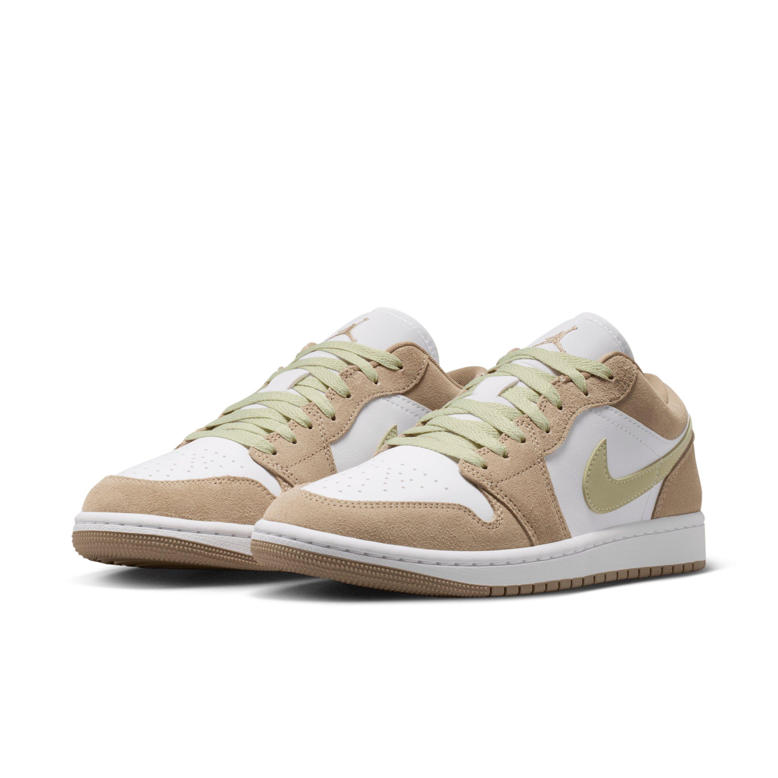 Jordan 1 Low "Khaki/Olive Aura/Sail/White" Women's Shoe - KHAKI/OLIVE/SAIL/WHITE Thumbnail View 3