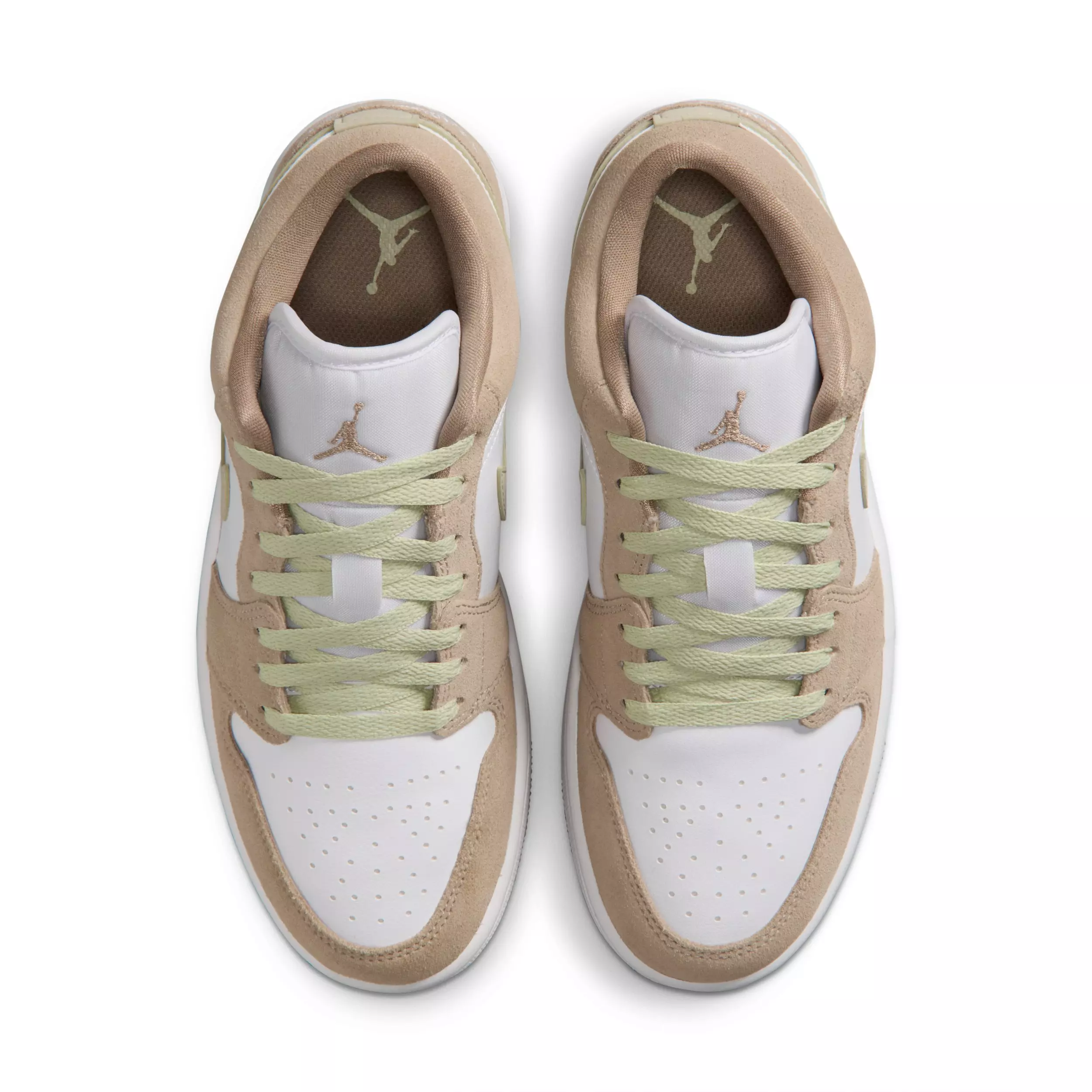 Jordan 1 Low "Khaki/Olive Aura/Sail/White" Women's Shoe - KHAKI/OLIVE/SAIL/WHITE