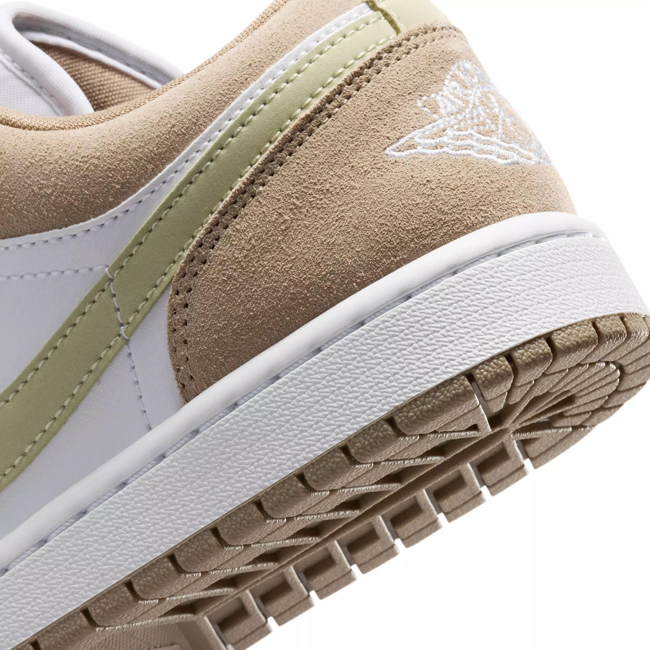 Jordan 1 Low "Khaki/Olive Aura/Sail/White" Women's Shoe - KHAKI/OLIVE/SAIL/WHITE
