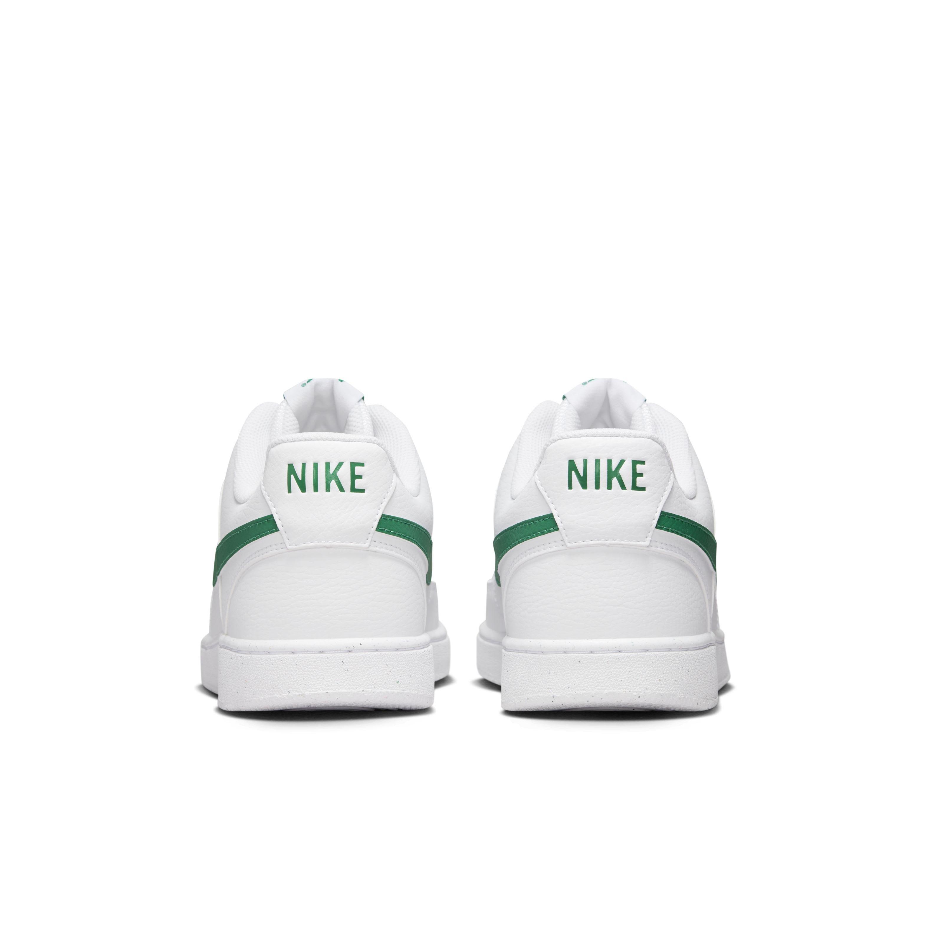 Nike Court Vision Low Next Nature "White/White/Malachite" Men's Shoe - WHITE/WHITE/MALACHITE Thumbnail View 5
