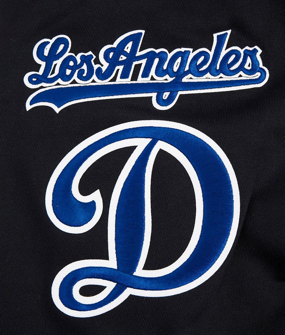 Pro Standard Men's MLB Los Angeles Dodgers Old English PO Hoodie -Black - BLACK Thumbnail View 6