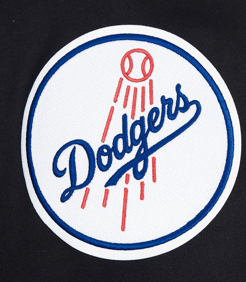 Pro Standard Men's MLB Los Angeles Dodgers Old English PO Hoodie - Black - BLACK Thumbnail View 7