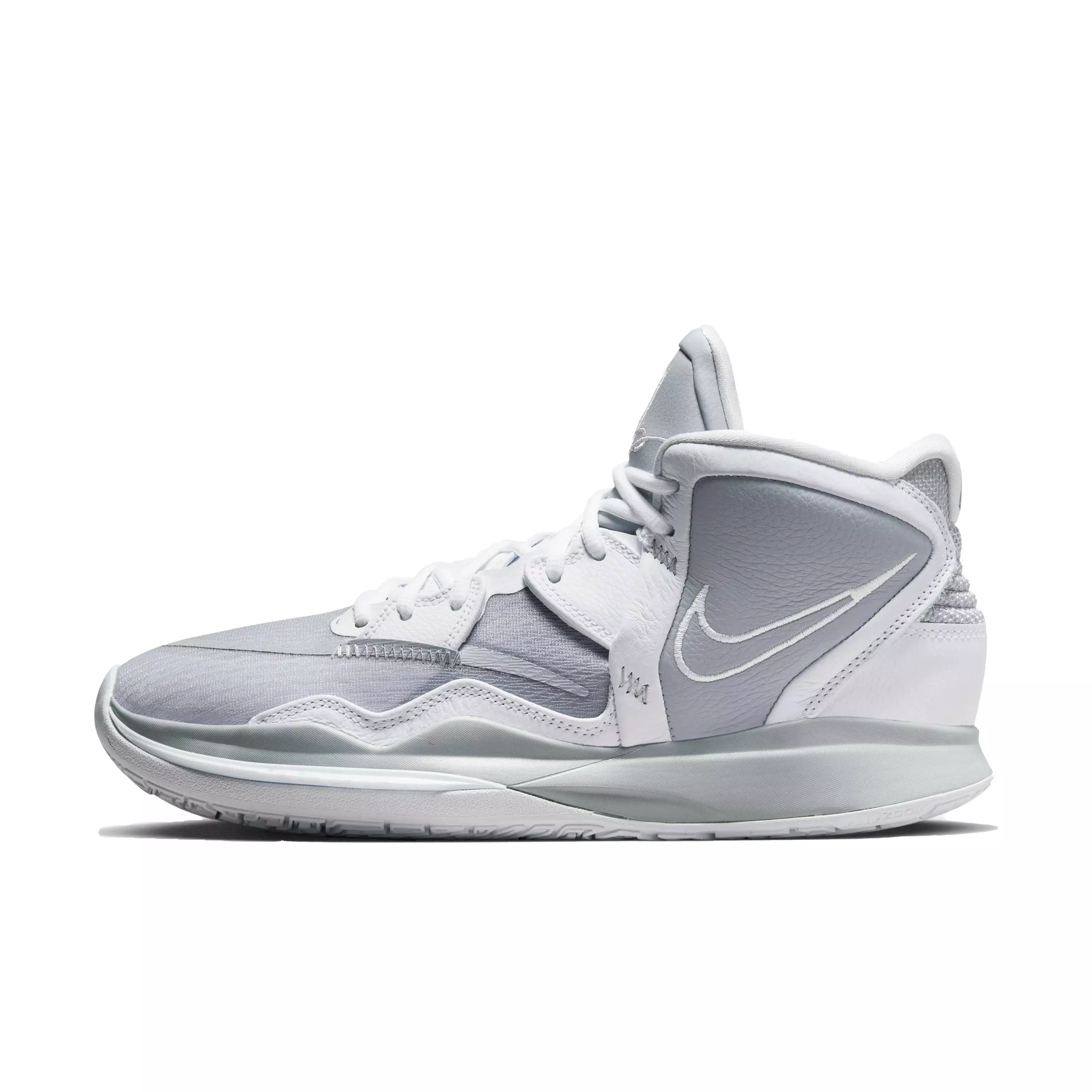 Nike Kyrie Infinity (Team) "Wolf Grey/White/Wolf Grey" Unisex Basketball Shoe - GREY