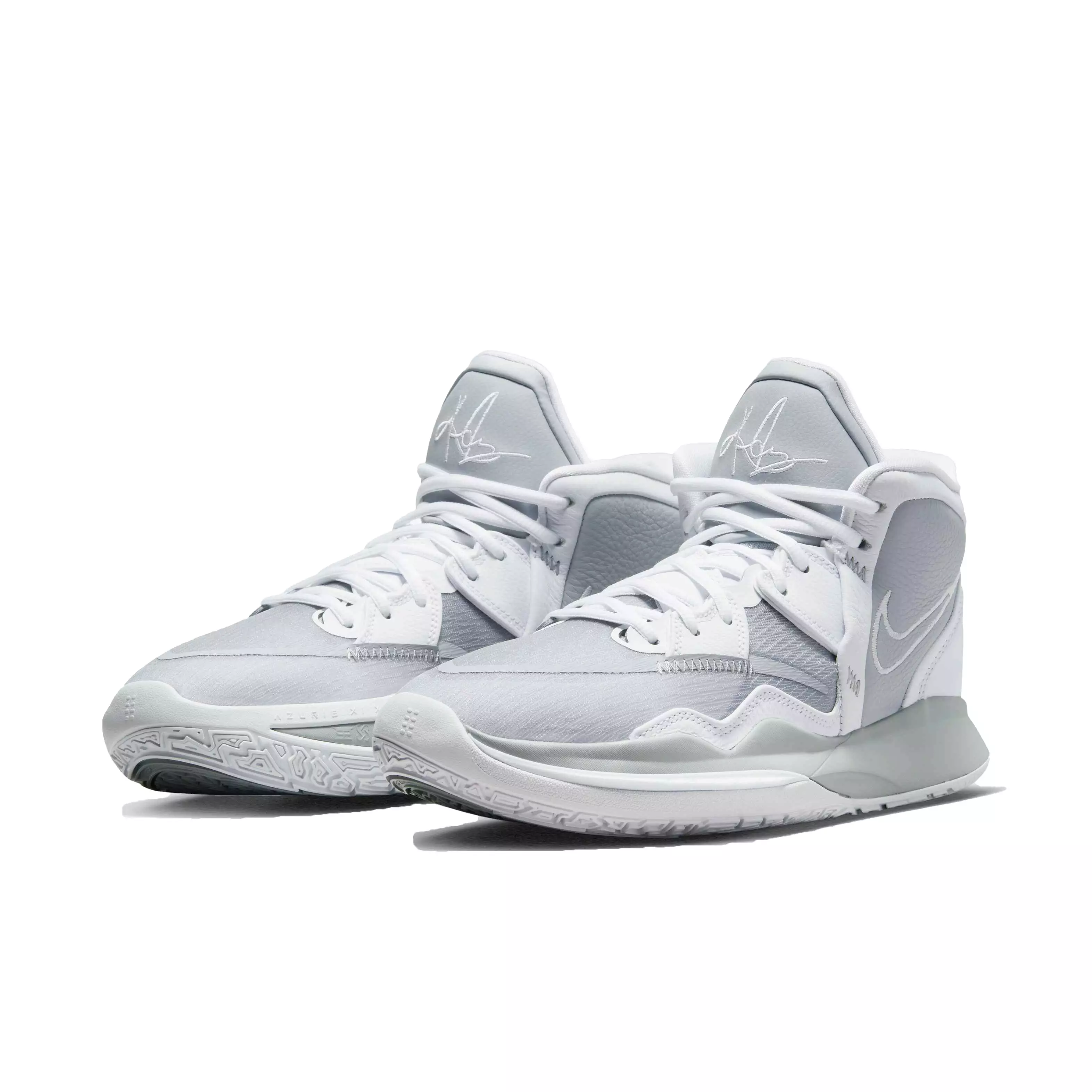 Nike Kyrie Infinity (Team) "Wolf Grey/White/Wolf Grey" Unisex Basketball Shoe - GREY