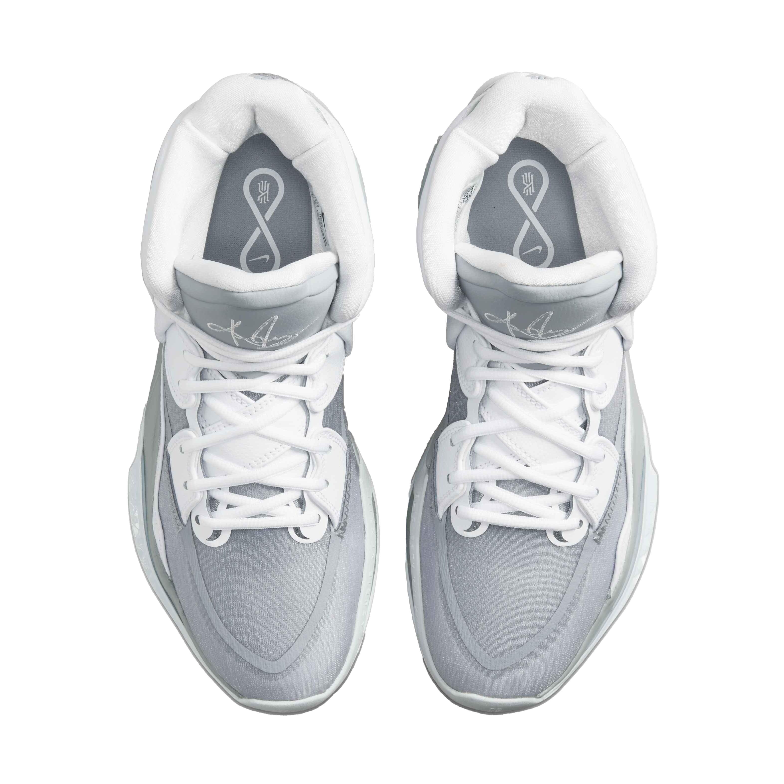 Nike Kyrie Infinity (Team) "Wolf Grey/White/Wolf Grey" Unisex Basketball Shoe - GREY Thumbnail View 4