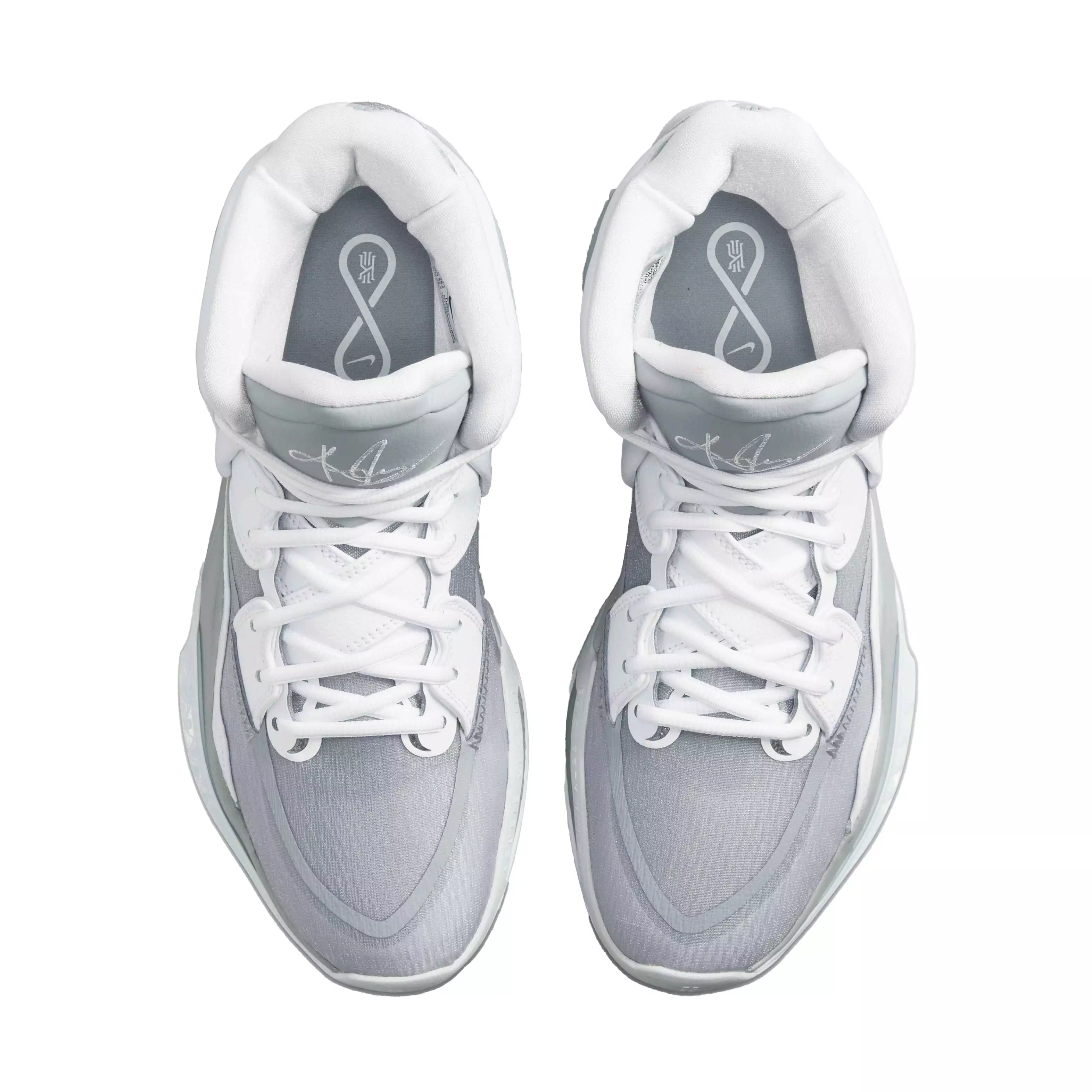 Nike Kyrie Infinity (Team) "Wolf Grey/White/Wolf Grey" Unisex Basketball Shoe - GREY