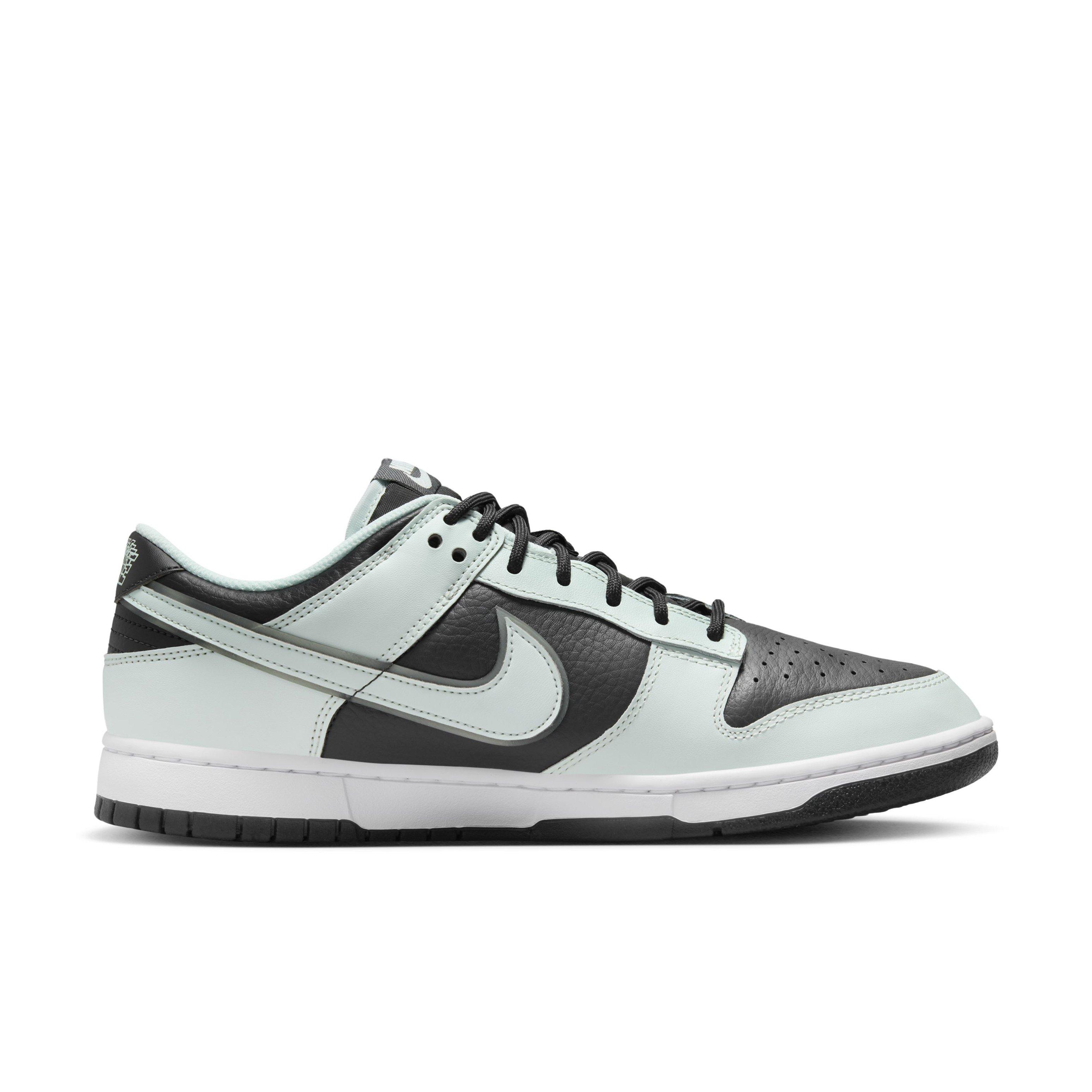 Nike Dunk Low Retro Premium "Dark Smoke Grey/White/Barely Green" Men's Shoe - DK GREY/WHITE/GREEN Thumbnail View 1