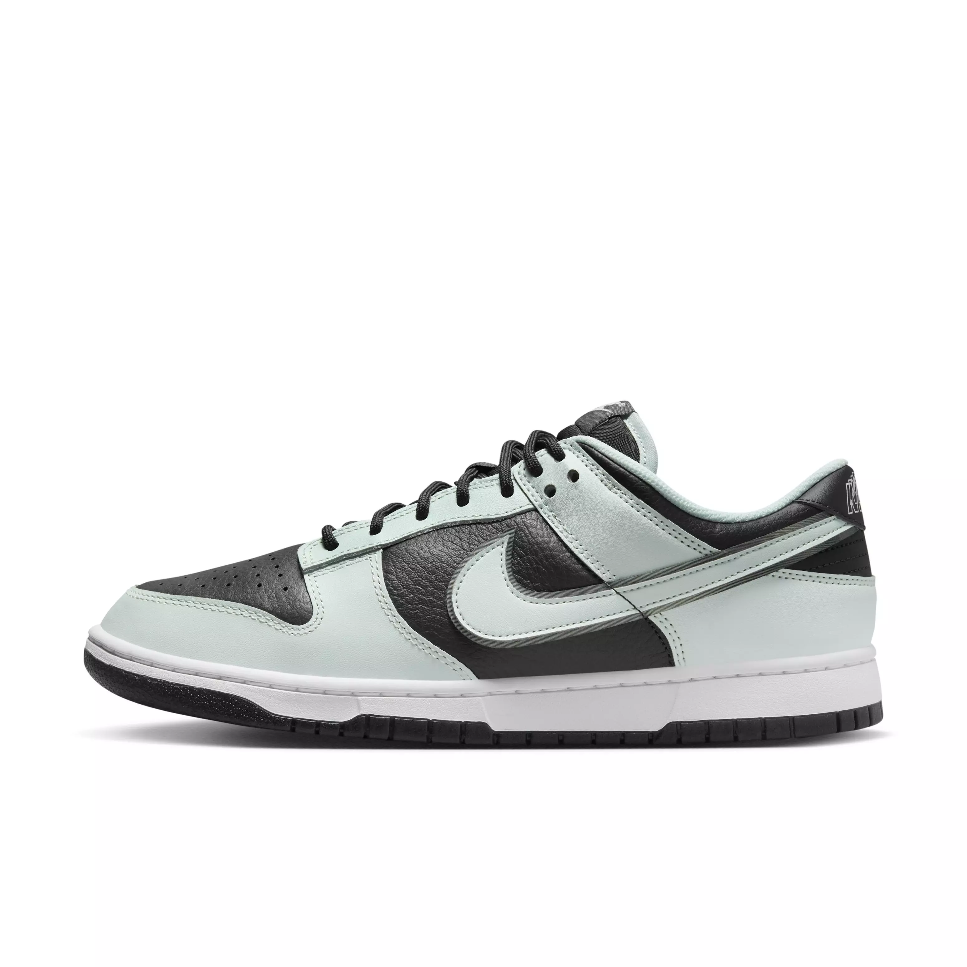 Nike Dunk Low Retro Premium "Dark Smoke Grey/White/Barely Green" Men's Shoe - DK GREY/WHITE/GREEN