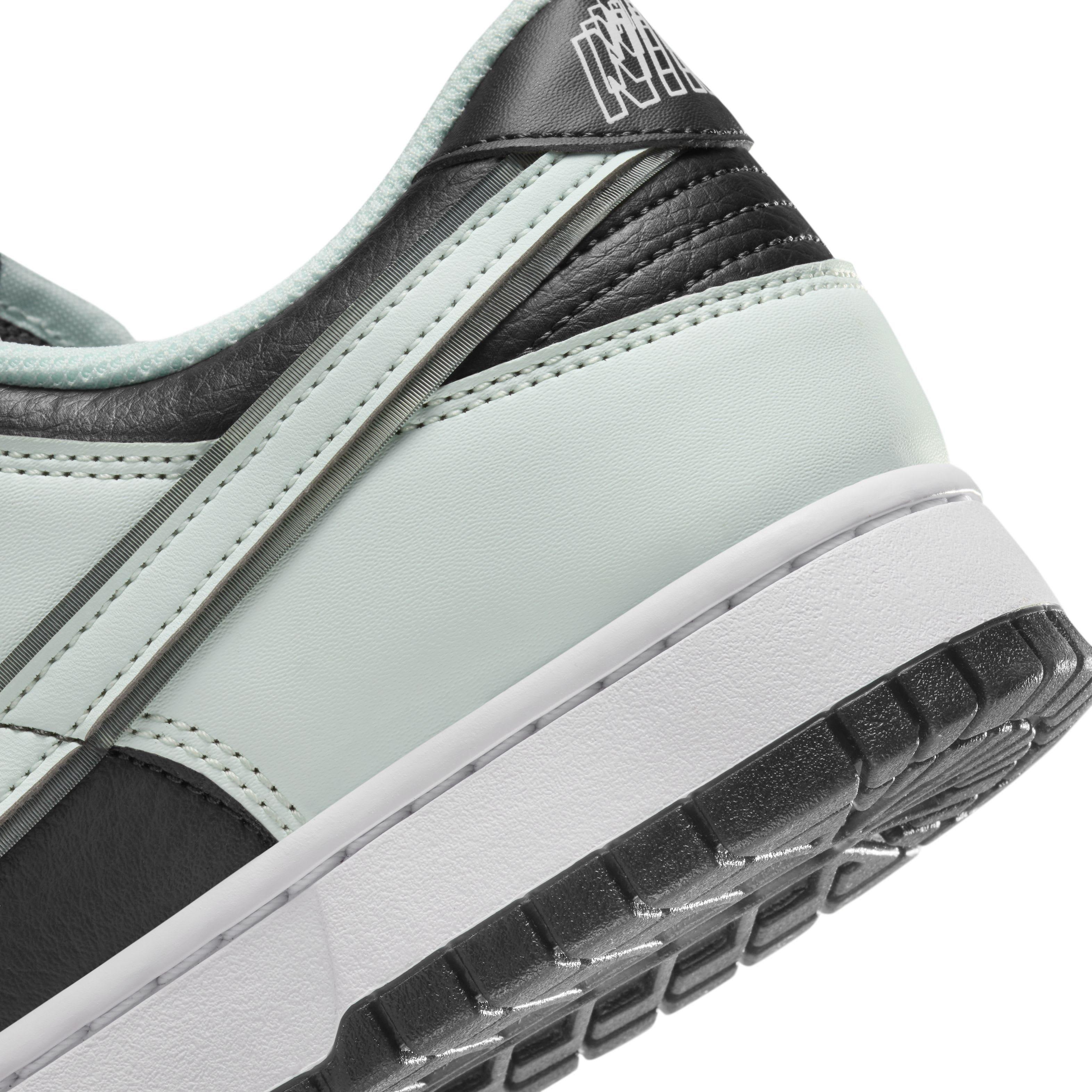Nike Dunk Low Retro Premium "Dark Smoke Grey/White/Barely Green" Men's Shoe - DK GREY/WHITE/GREEN Thumbnail View 4
