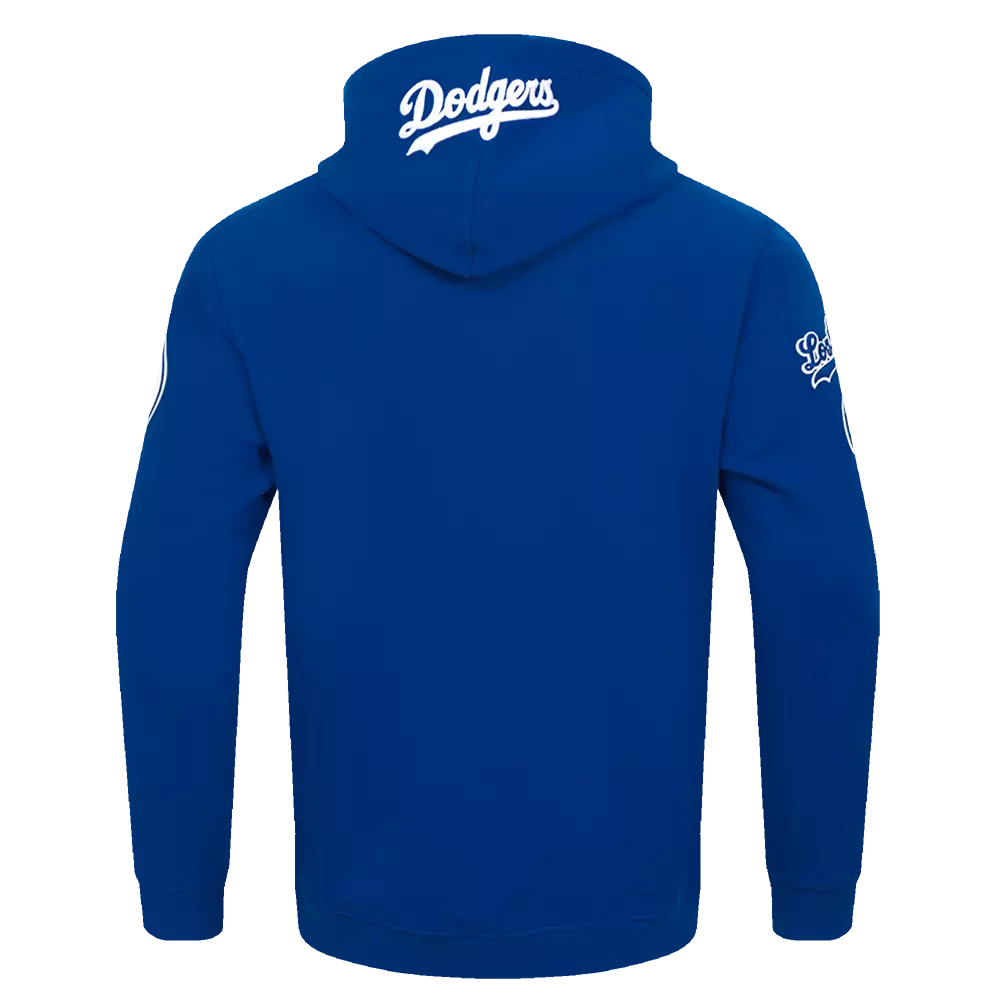 Pro Standard Men's MLB Los Angeles Dodgers Old English PO Hoodie -Blue - BLUE