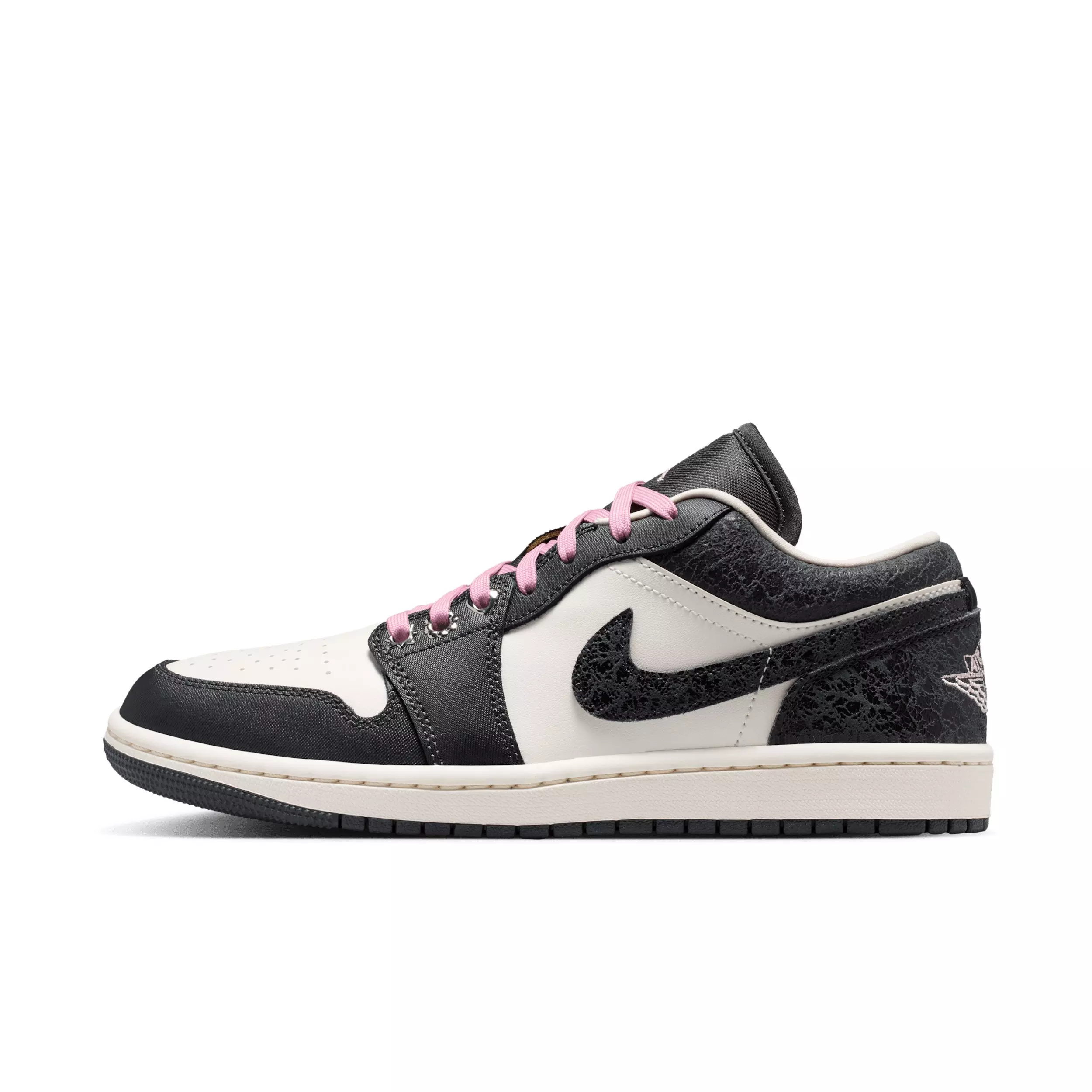 Jordan 1 Low SE "Anthracite/Sail/Coconut Milk/Iced Carmine" Women's Shoe - ANTHRACITE/SAIL/MILK/CARMINE