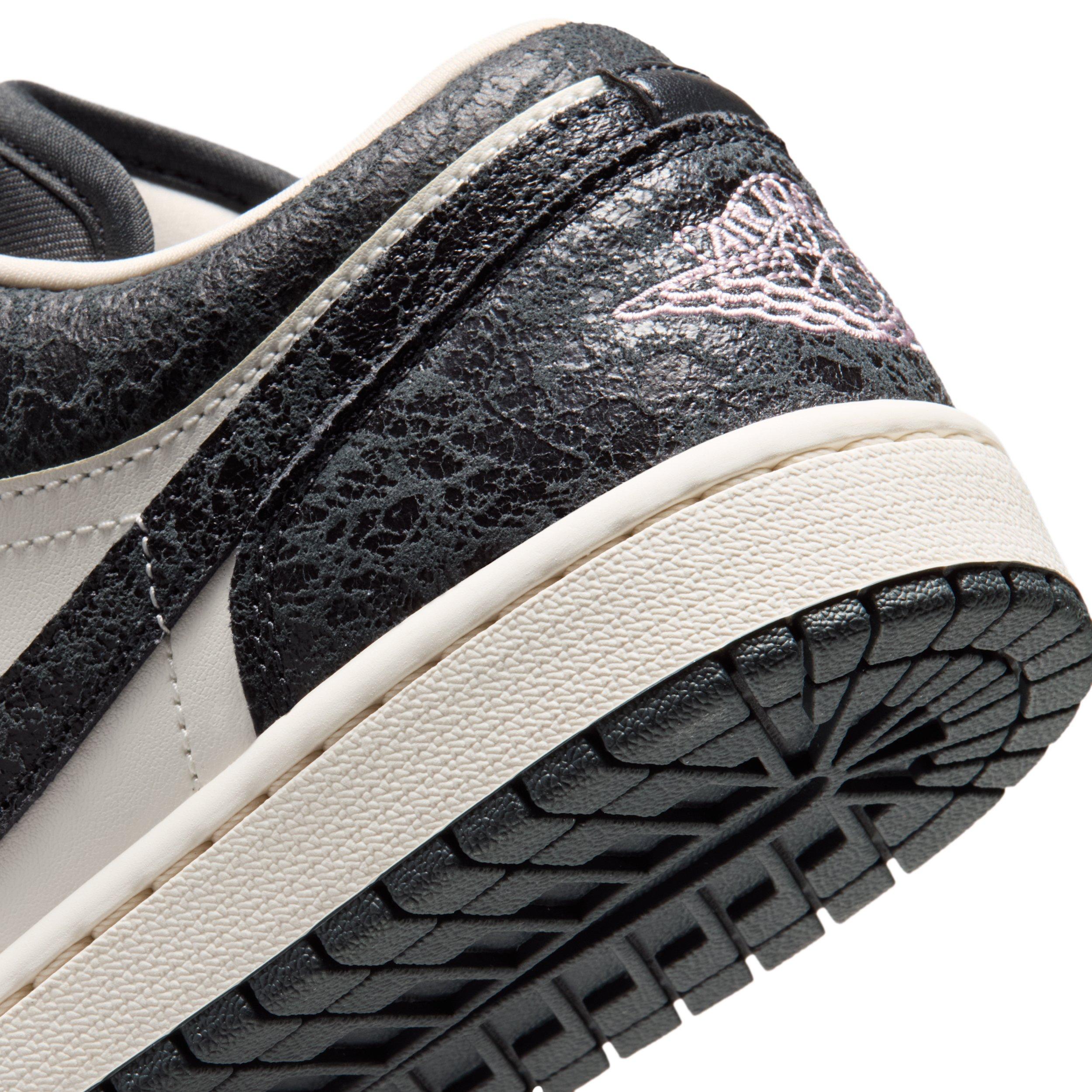 Jordan 1 Low SE "Anthracite/Sail/Coconut Milk/Iced Carmine" Women's Shoe - ANTHRACITE/SAIL/MILK/CARMINE Thumbnail View 8