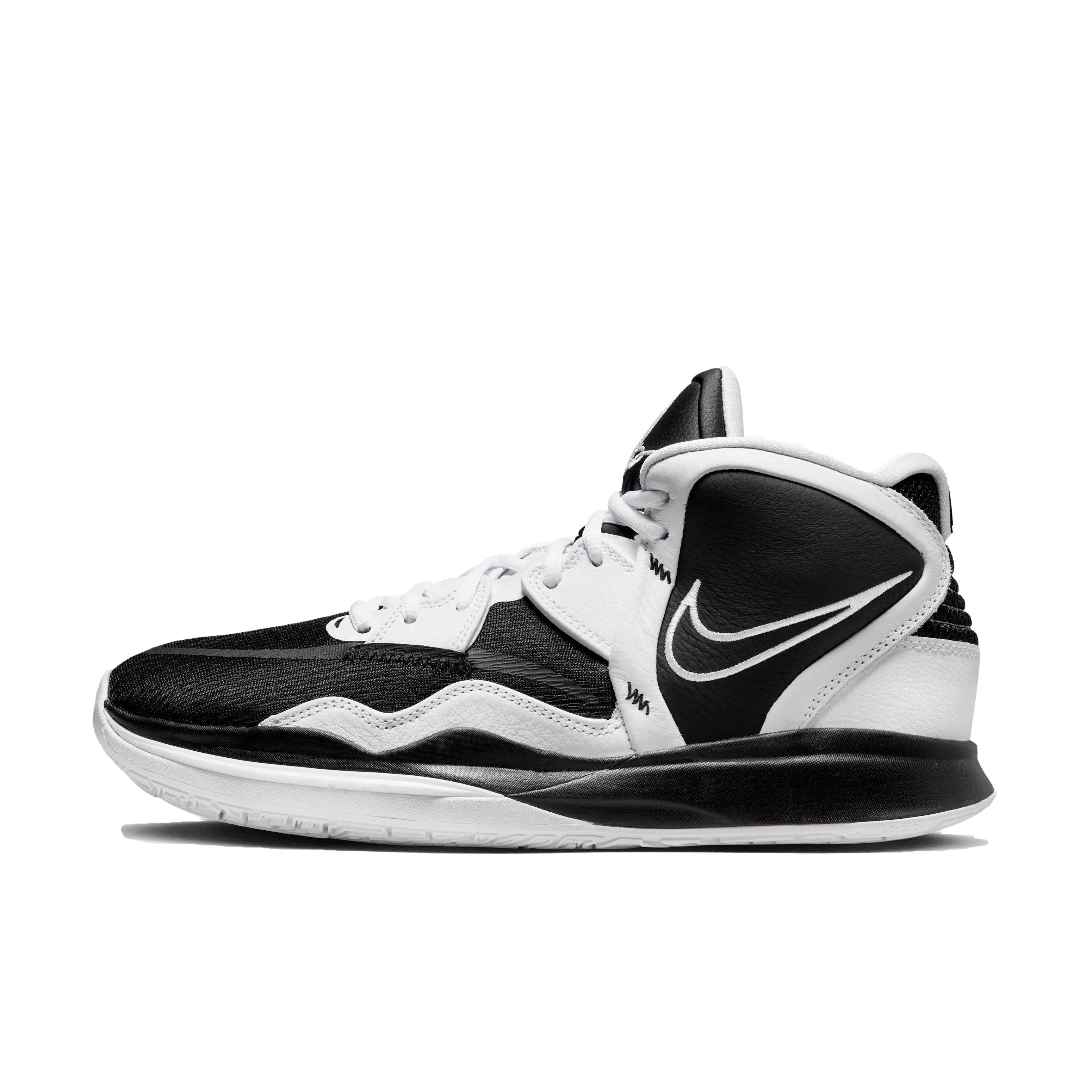 nike basketball shoes black and white