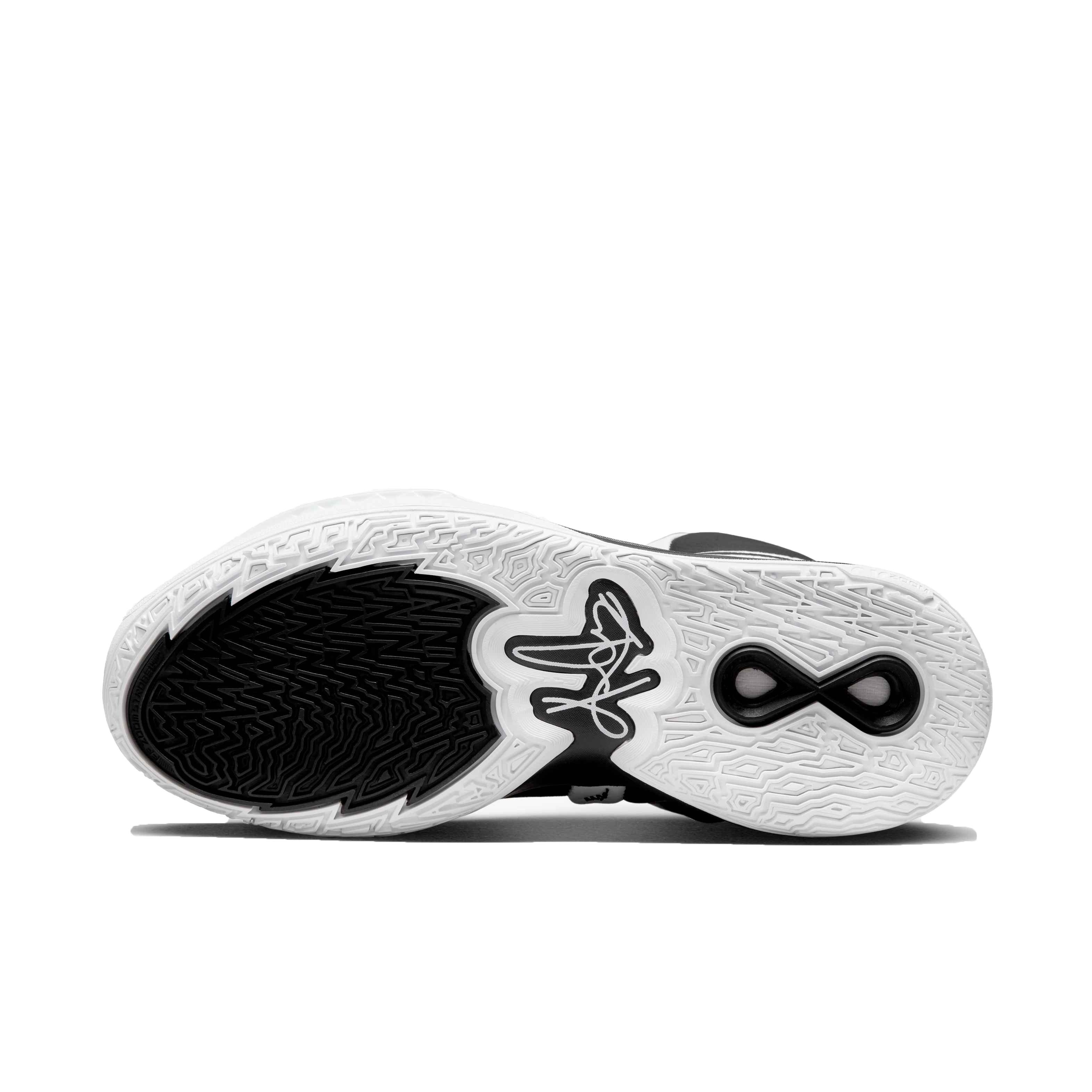 kyrie infinity shoes black and white