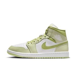 Jordan 1 Mid "Olive Aura/Lawn/Coconut Milk/Sail" Women's Shoe