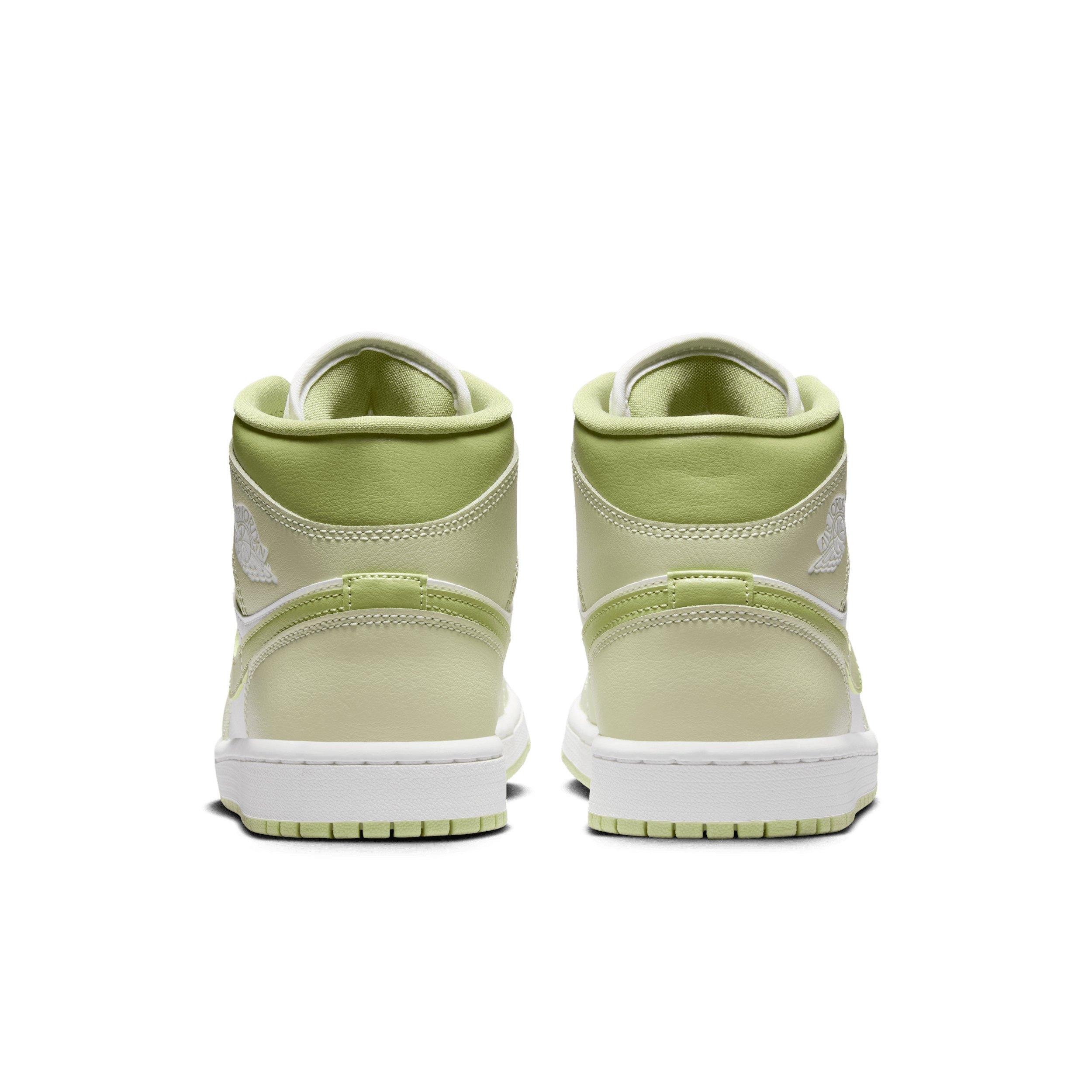 Jordan 1 Mid "Olive Aura/Lawn/Coconut Milk/Sail" Women's Shoe - OLIVE/LAWN/MILK/SAIL Thumbnail View 5