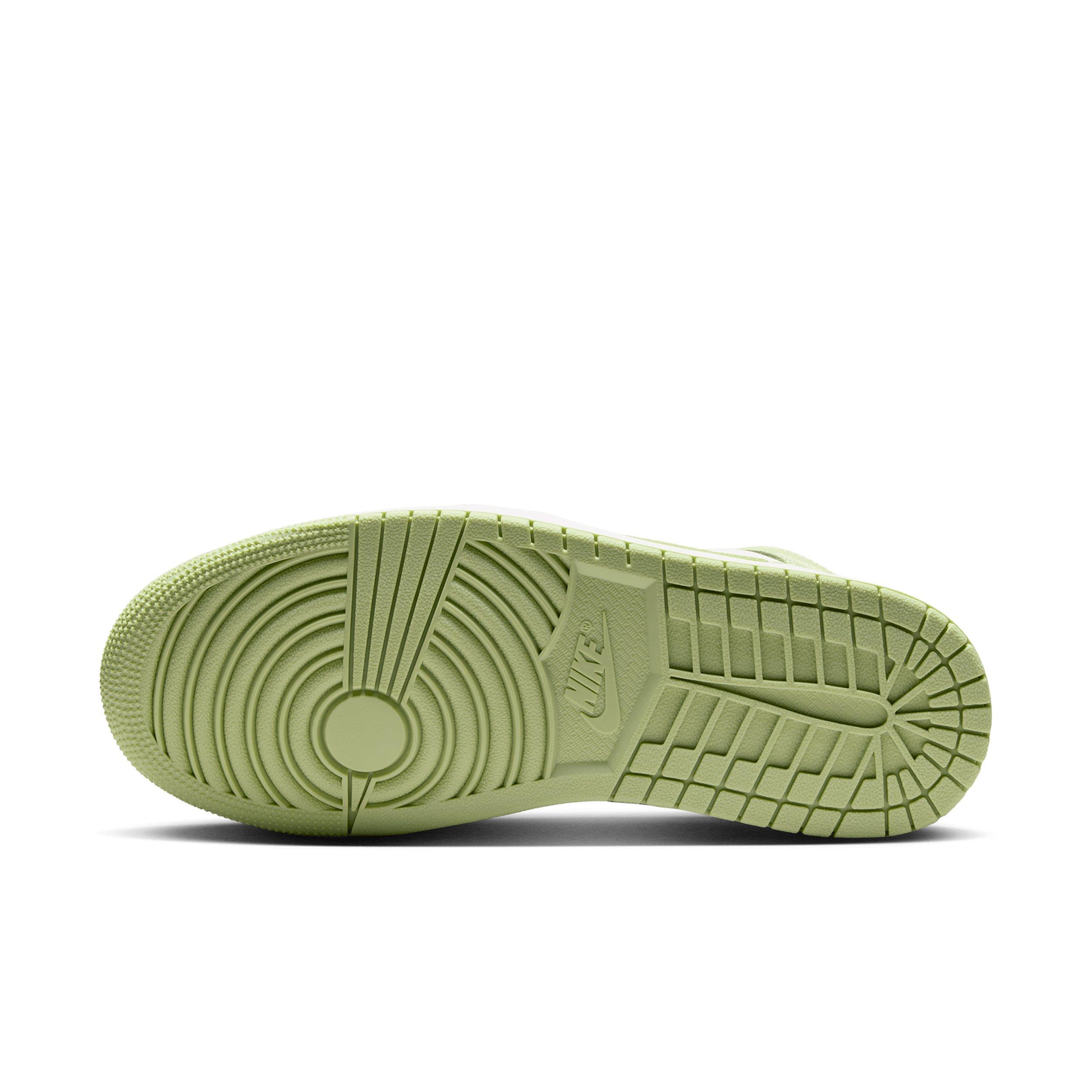 Jordan 1 Mid "Olive Aura/Lawn/Coconut Milk/Sail" Women's Shoe - OLIVE/LAWN/MILK/SAIL Thumbnail View 6