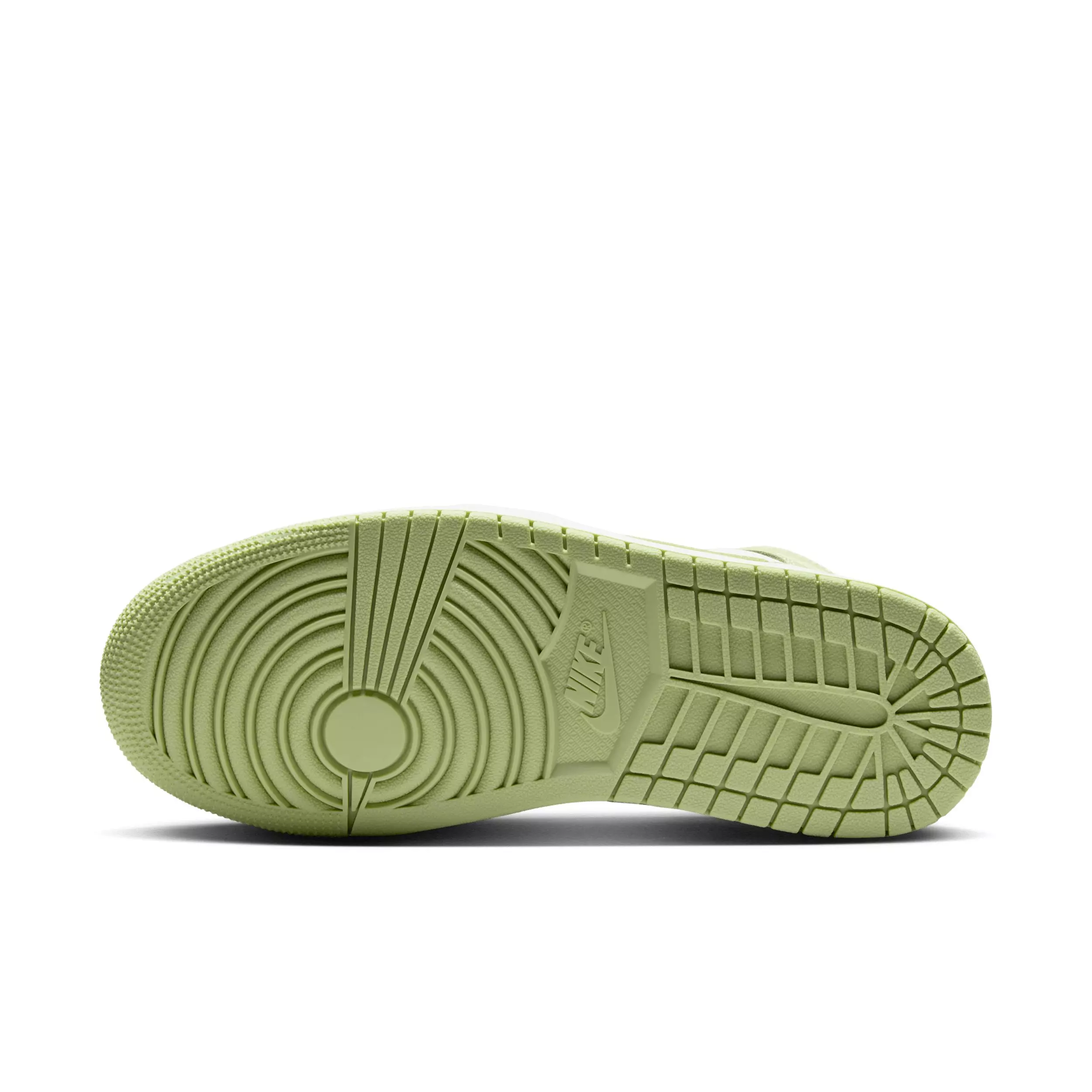 Jordan 1 Mid "Olive Aura/Lawn/Coconut Milk/Sail" Women's Shoe - OLIVE/LAWN/MILK/SAIL