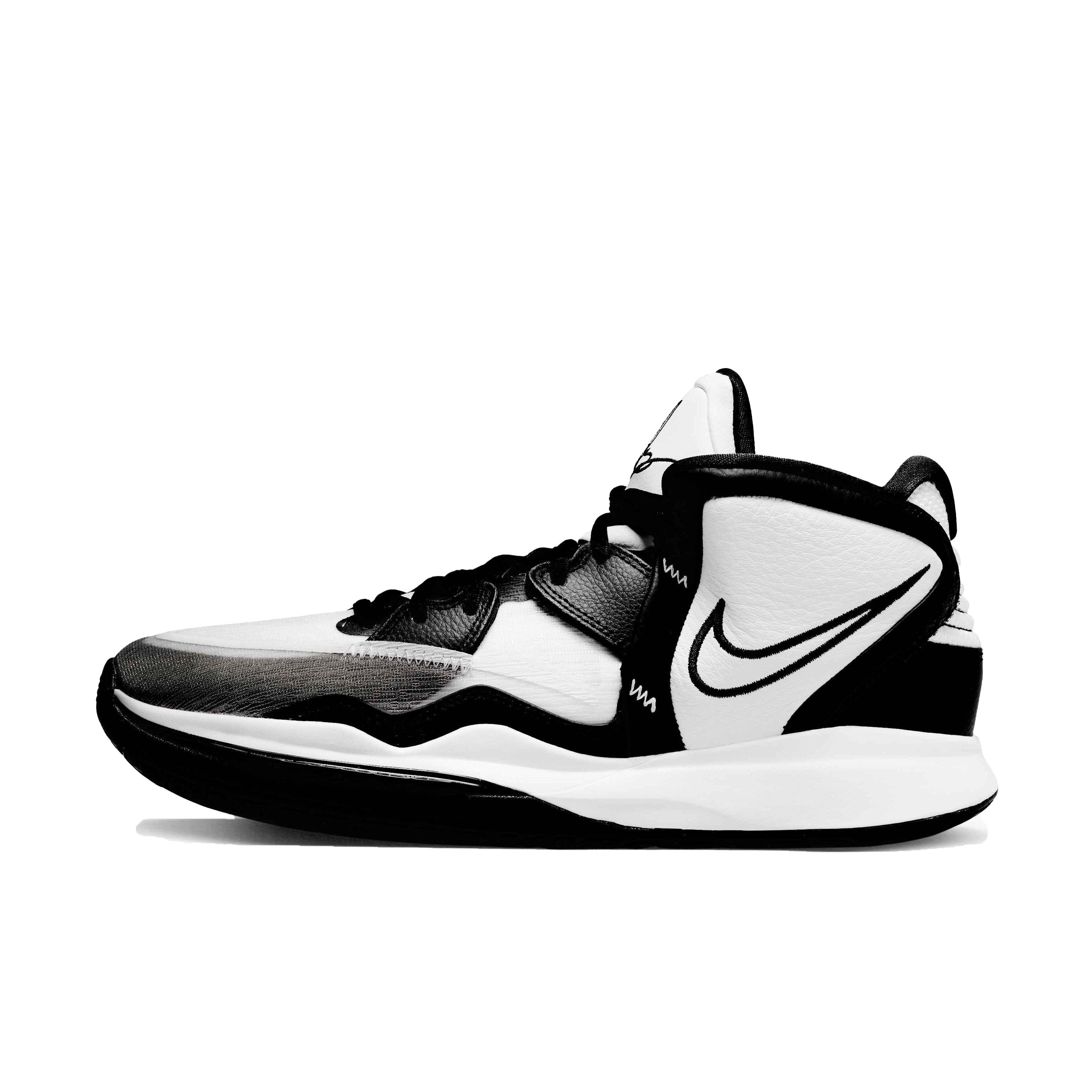 Nike Kyrie Infinity (Team) "White/Black/White" Unisex Basketball Shoe - WHITE Thumbnail View 2