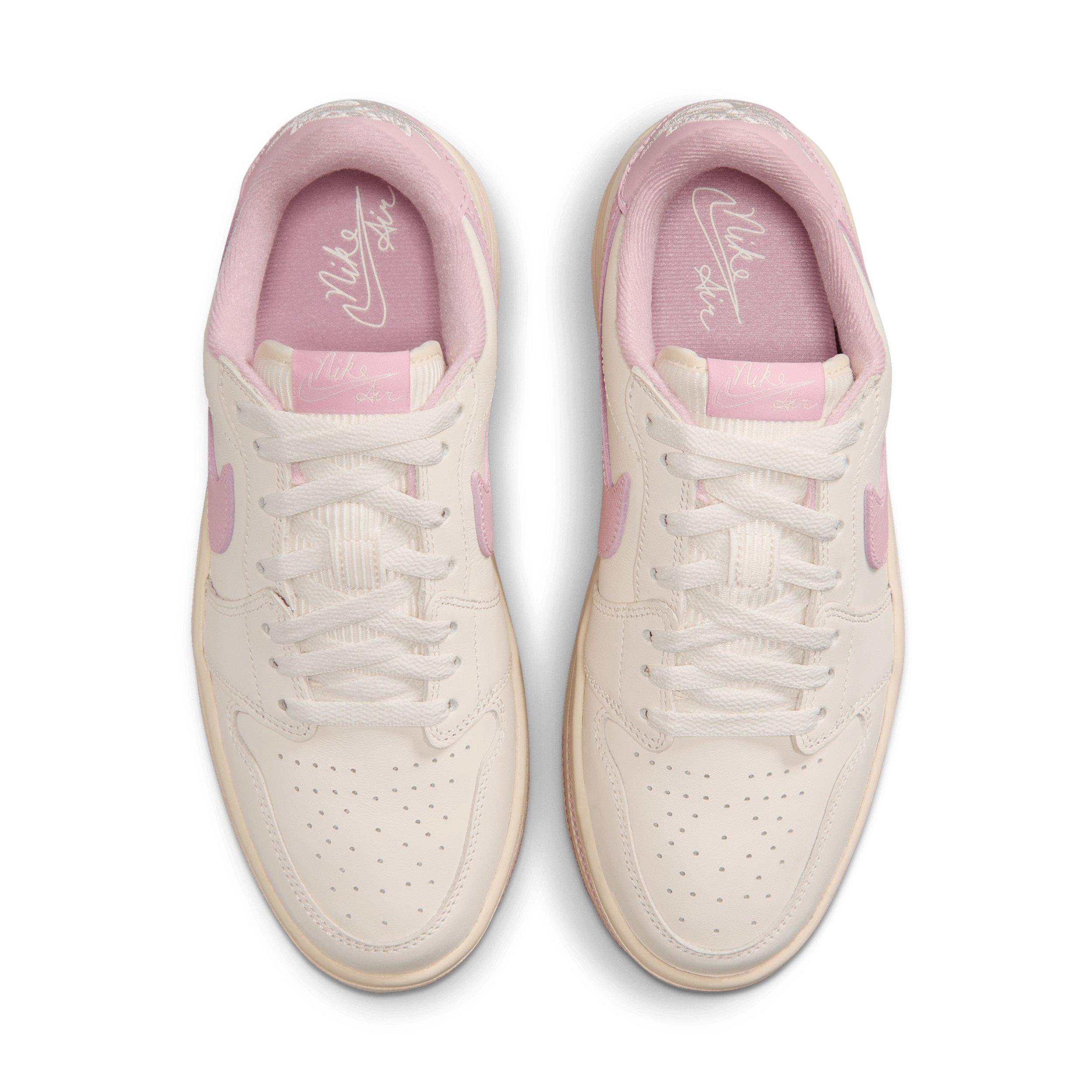 Jordan 1 Triple Stack "Pale Ivory/Muslin/Iced Carmine" Women's Shoe - IVORY/MUSLIN/CARMINE Thumbnail View 4