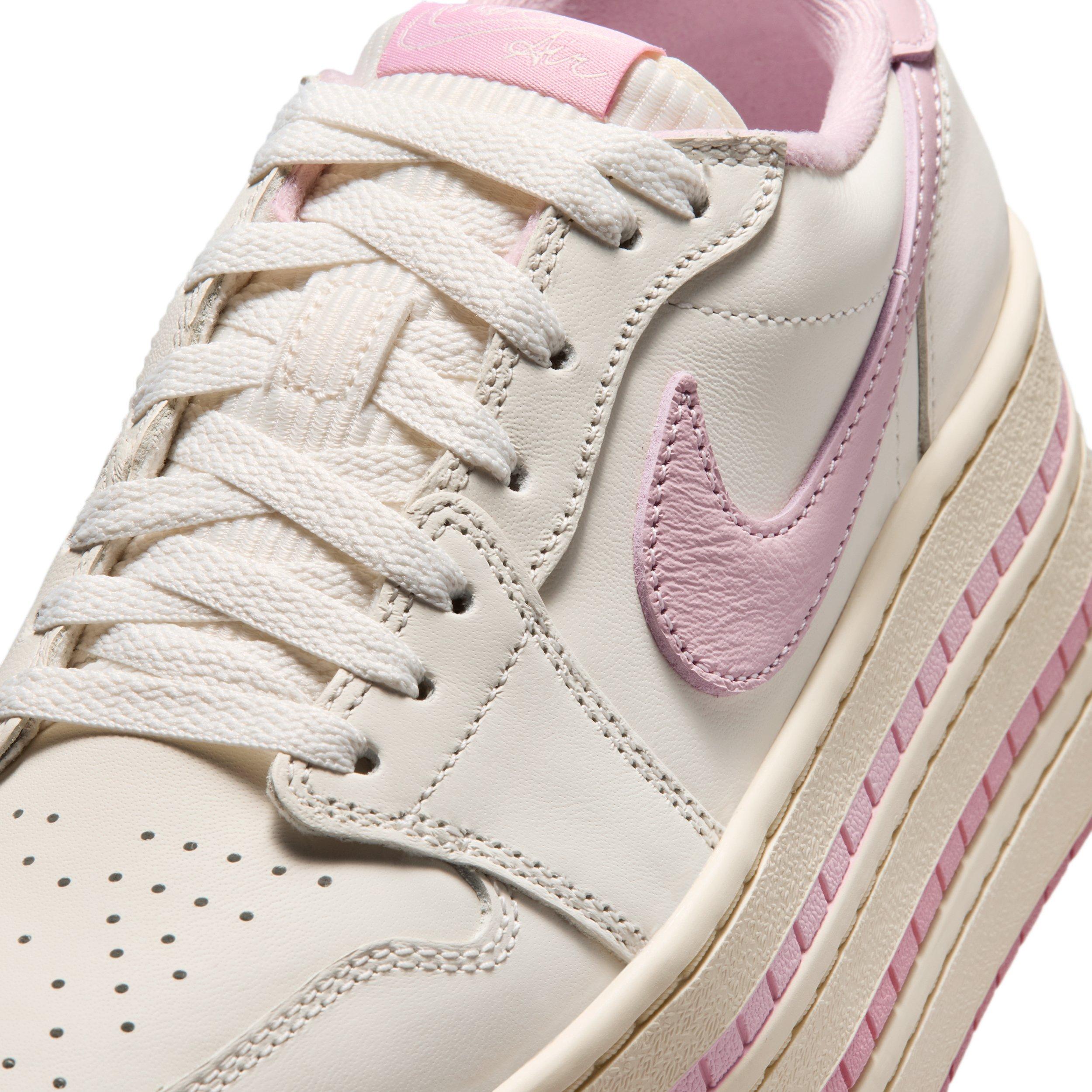 Jordan 1 Triple Stack "Pale Ivory/Muslin/Iced Carmine" Women's Shoe - IVORY/MUSLIN/CARMINE Thumbnail View 7