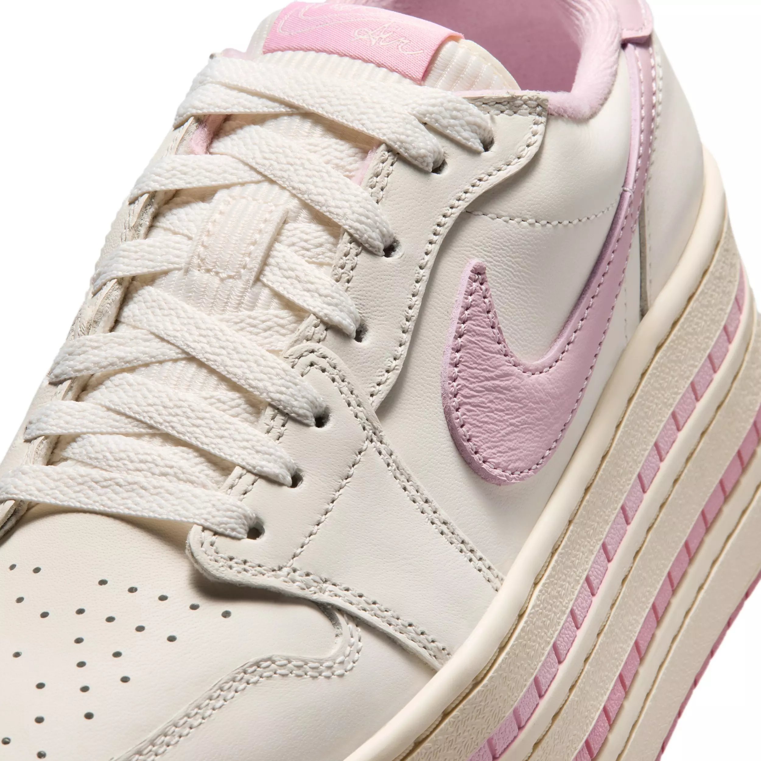 Jordan 1 Triple Stack "Pale Ivory/Muslin/Iced Carmine" Women's Shoe - IVORY/MUSLIN/CARMINE
