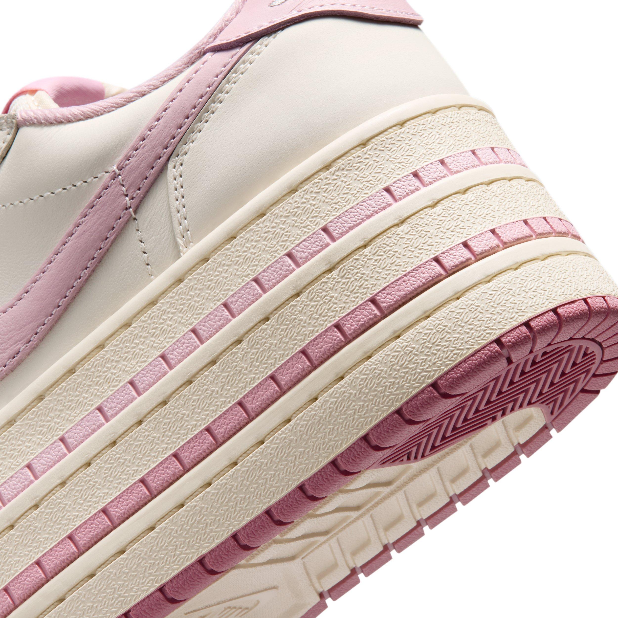 Jordan 1 Triple Stack "Pale Ivory/Muslin/Iced Carmine" Women's Shoe - IVORY/MUSLIN/CARMINE Thumbnail View 8