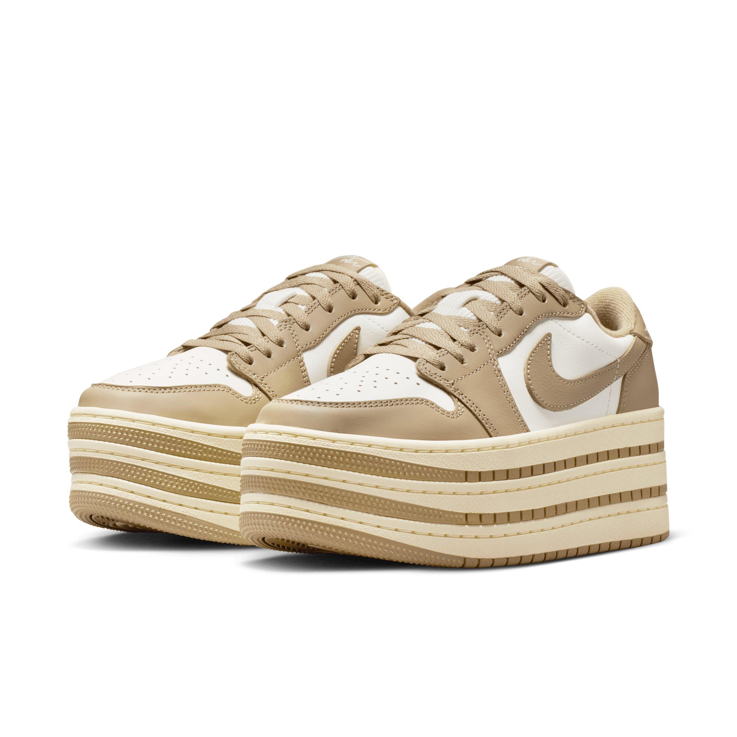 Jordan 1 Triple Stack "Khaki/Sail/Coconut Milk/Khaki" Women's Shoe - KHAKI/SAIL/MILK/KHAKI Thumbnail View 3