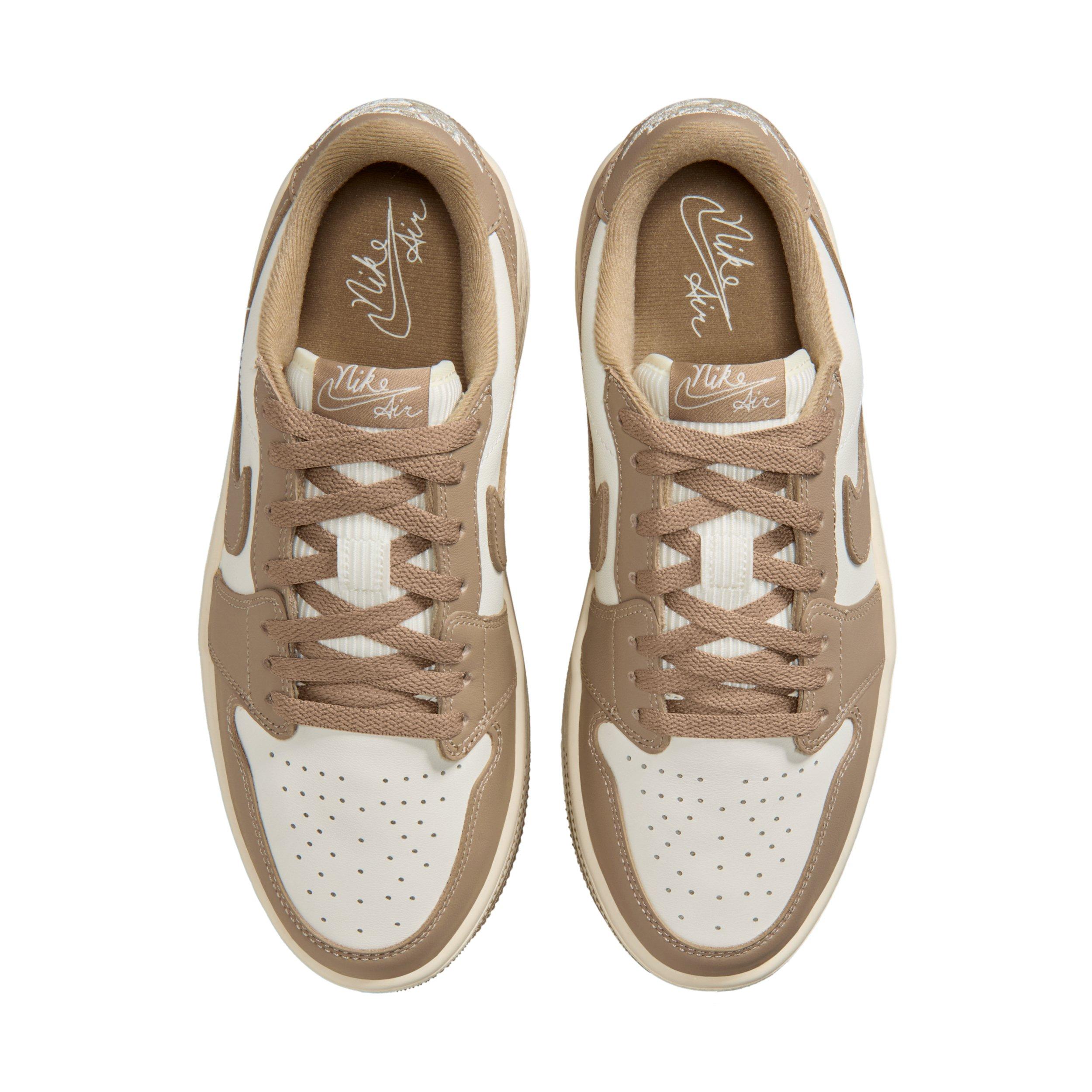 Jordan 1 Triple Stack "Khaki/Sail/Coconut Milk/Khaki" Women's Shoe - KHAKI/SAIL/MILK/KHAKI Thumbnail View 4
