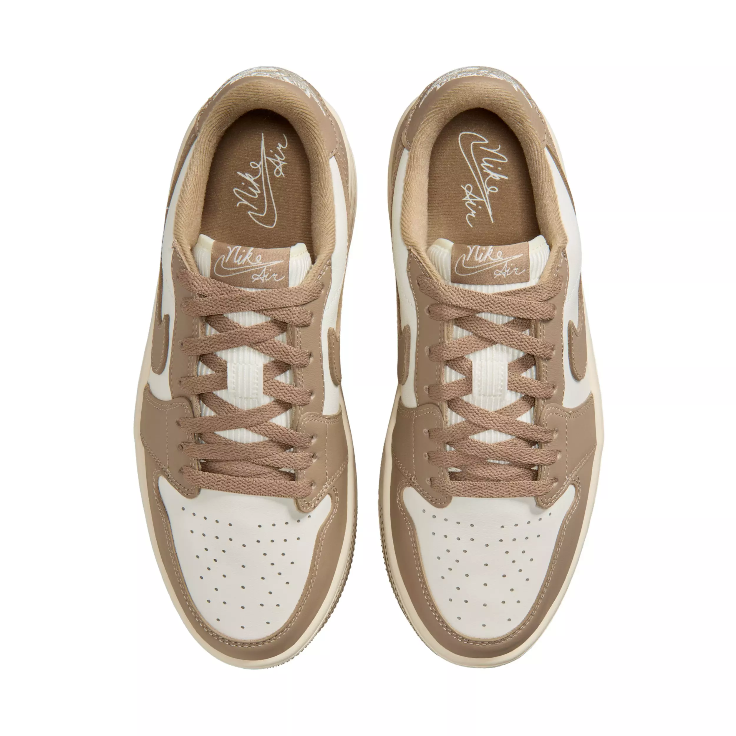 Jordan 1 Triple Stack "Khaki/Sail/Coconut Milk/Khaki" Women's Shoe - KHAKI/SAIL/MILK/KHAKI