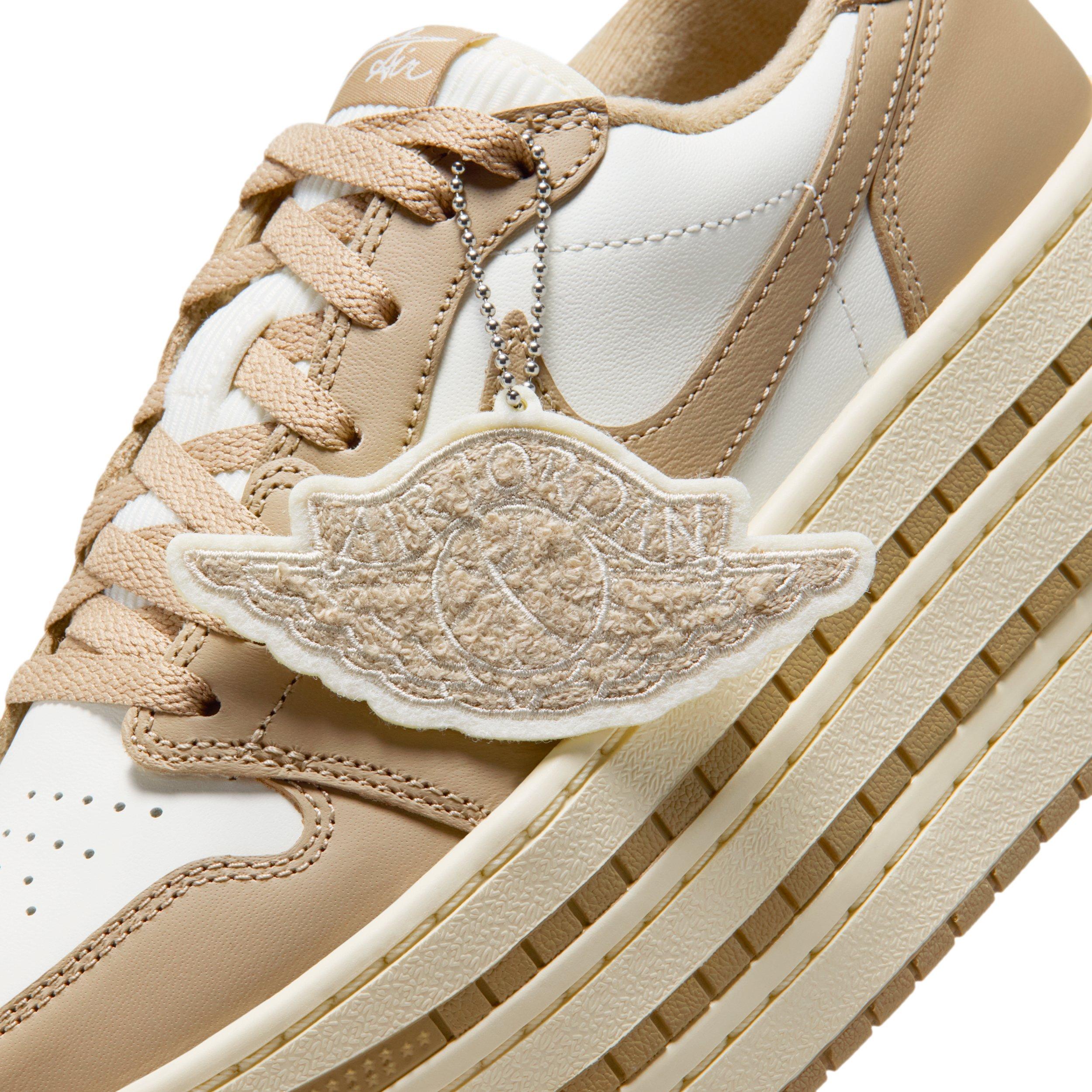Jordan 1 Triple Stack "Khaki/Sail/Coconut Milk/Khaki" Women's Shoe - KHAKI/SAIL/MILK/KHAKI Thumbnail View 9