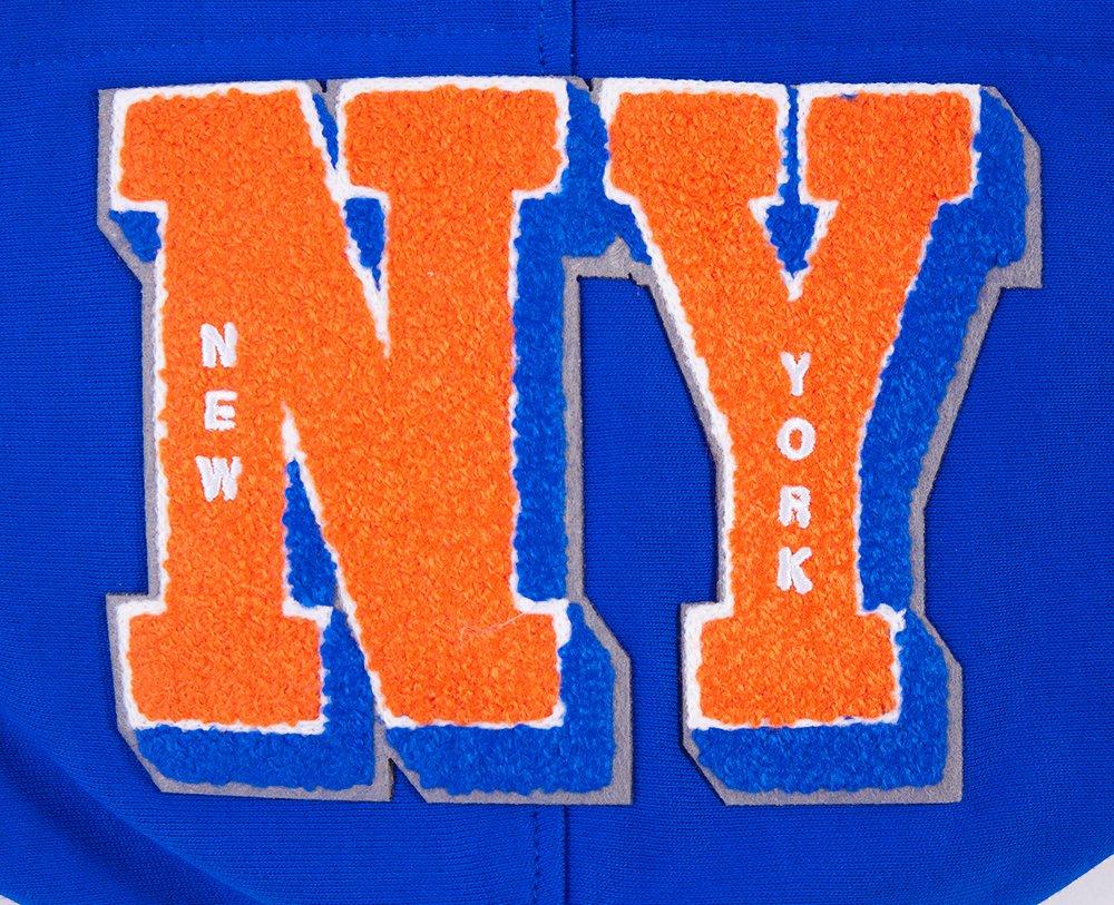 Pro Standard Men's MLB New York Mets Mashup Rib PO Hoodie - Royal/Orange - ROYAL/ORANGE Thumbnail View 8