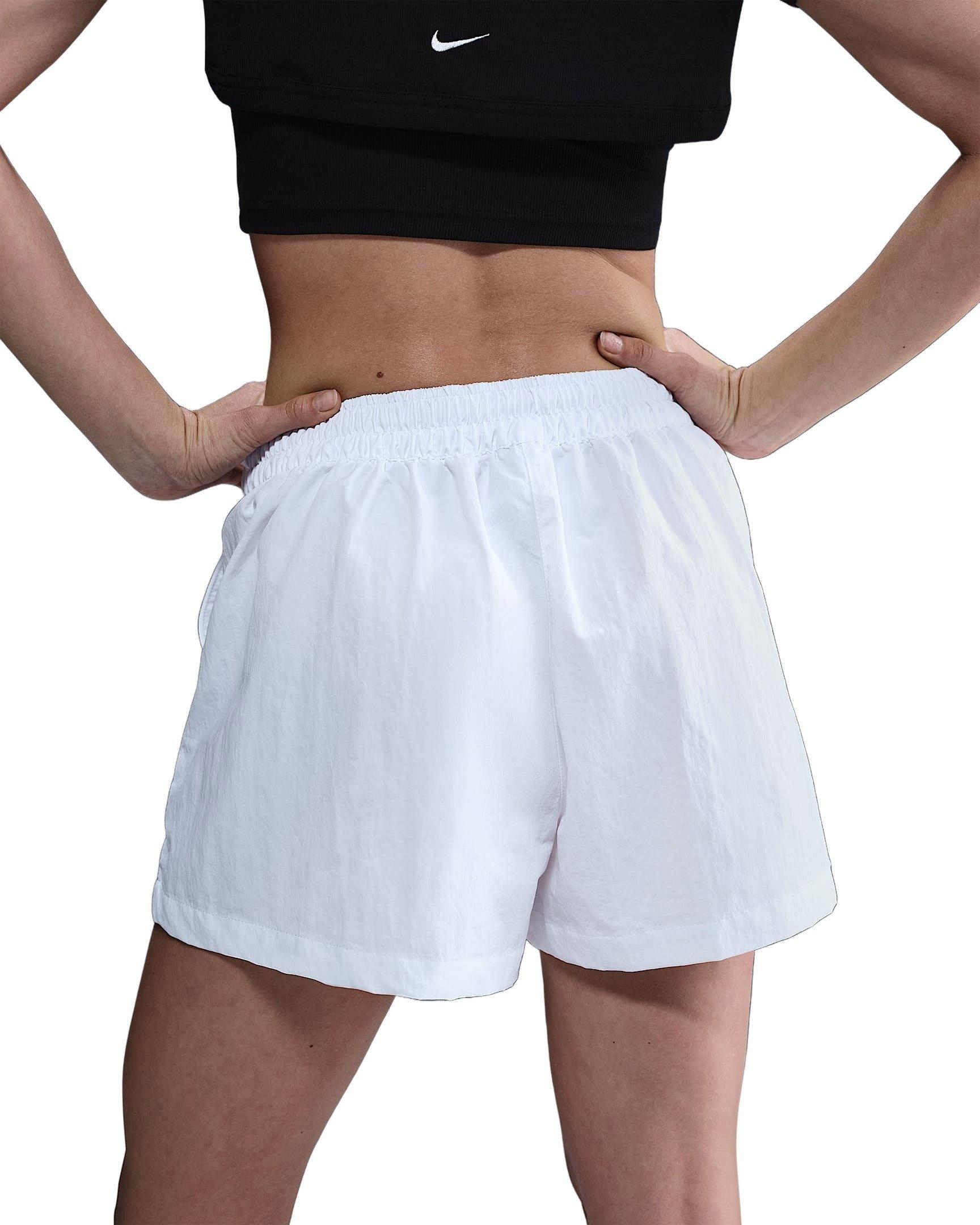 Nike Women's Sportswear Essential Woven Skort -White - WHITE Thumbnail View 2