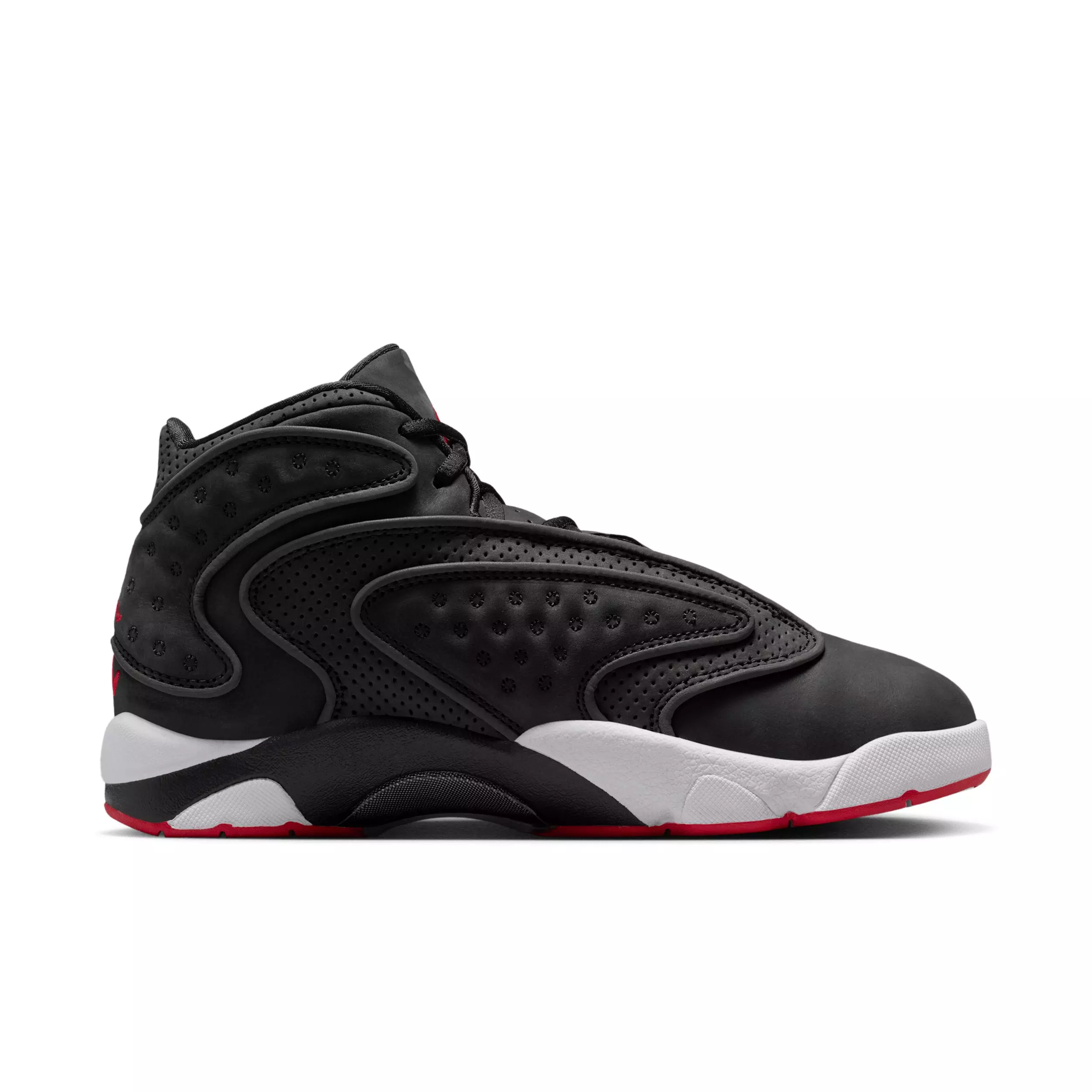 Jordan OG "Black/White/University Red" Women's Shoe - BLACK/WHITE/RED