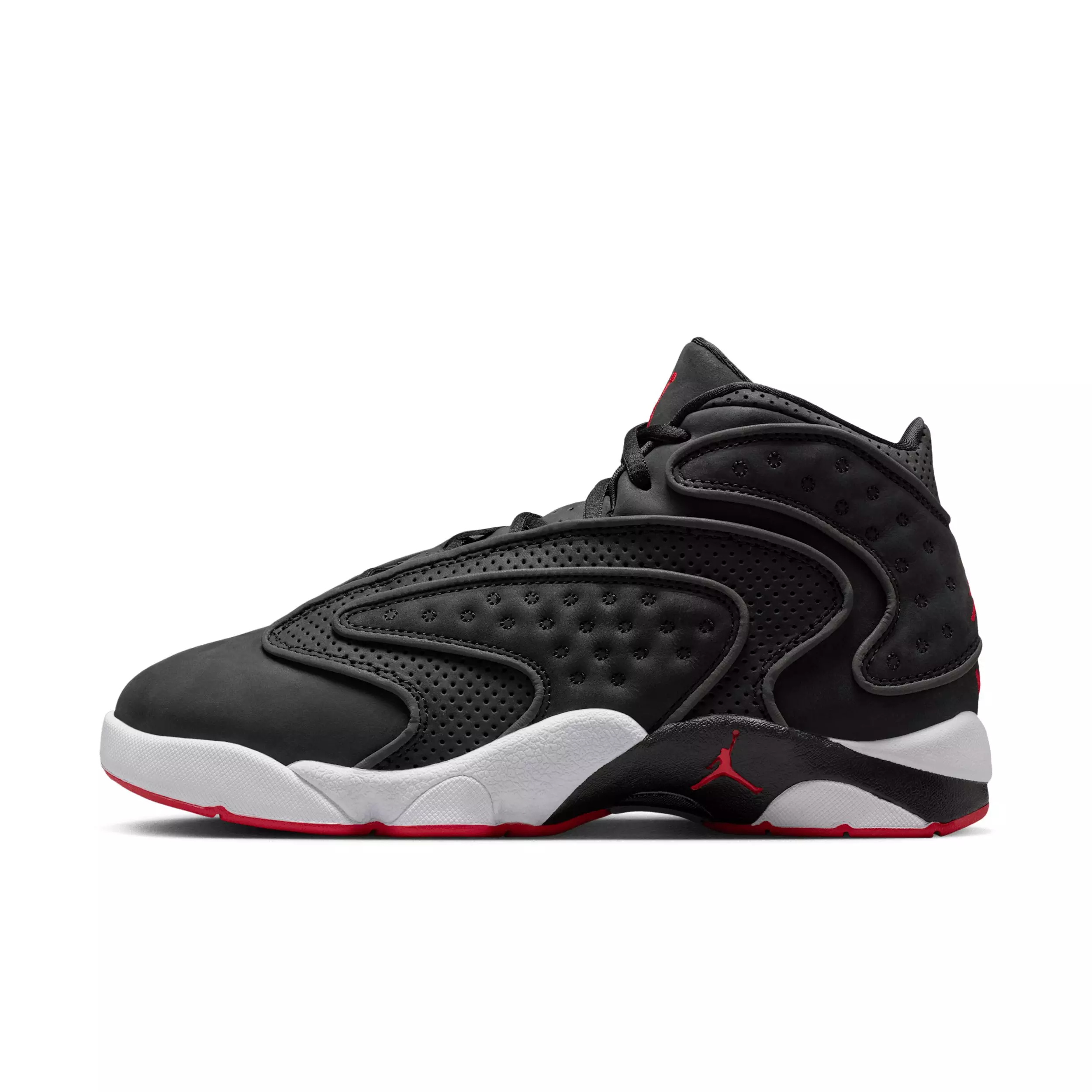 Jordan OG "Black/White/University Red" Women's Shoe - BLACK/WHITE/RED