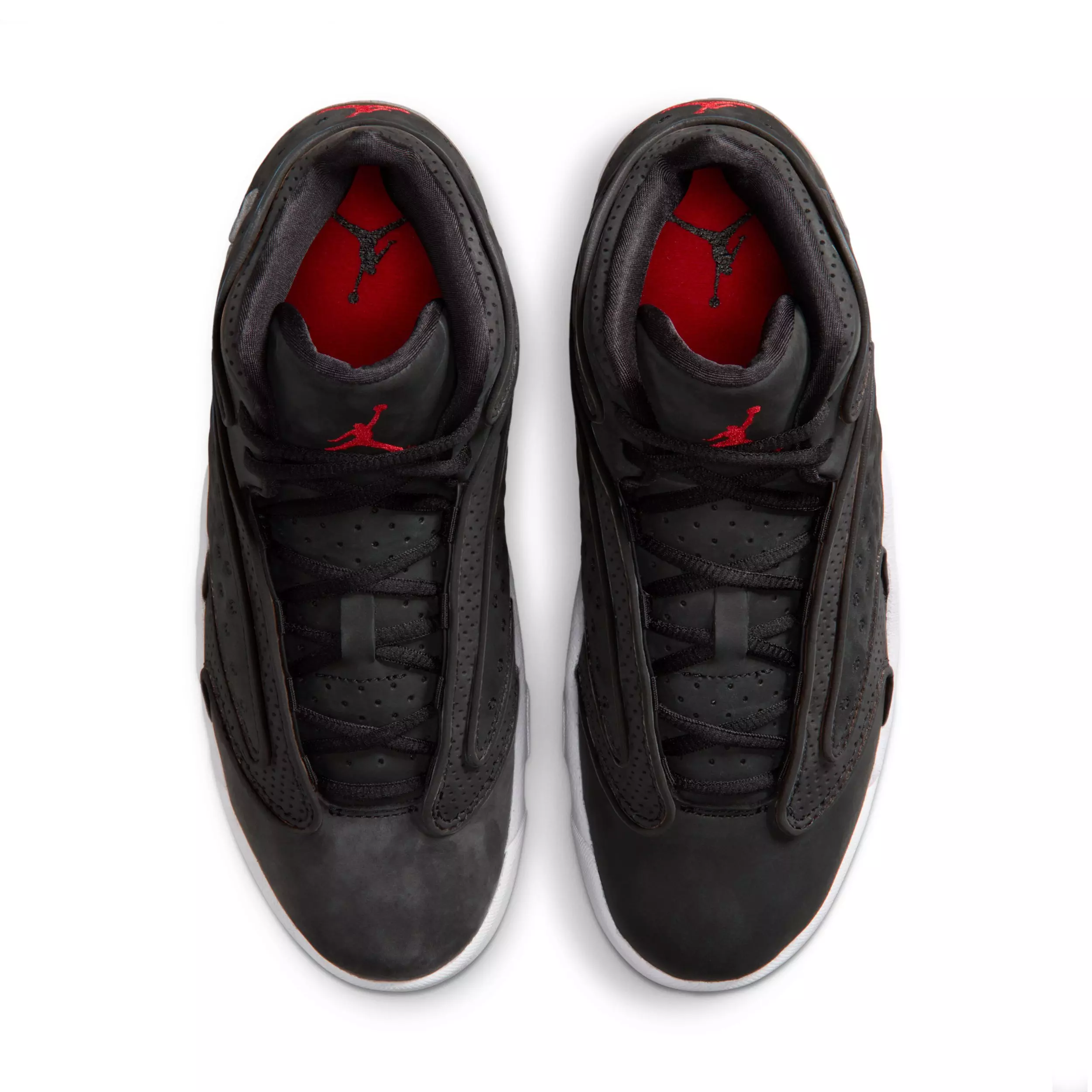 Jordan OG "Black/White/University Red" Women's Shoe - BLACK/WHITE/RED