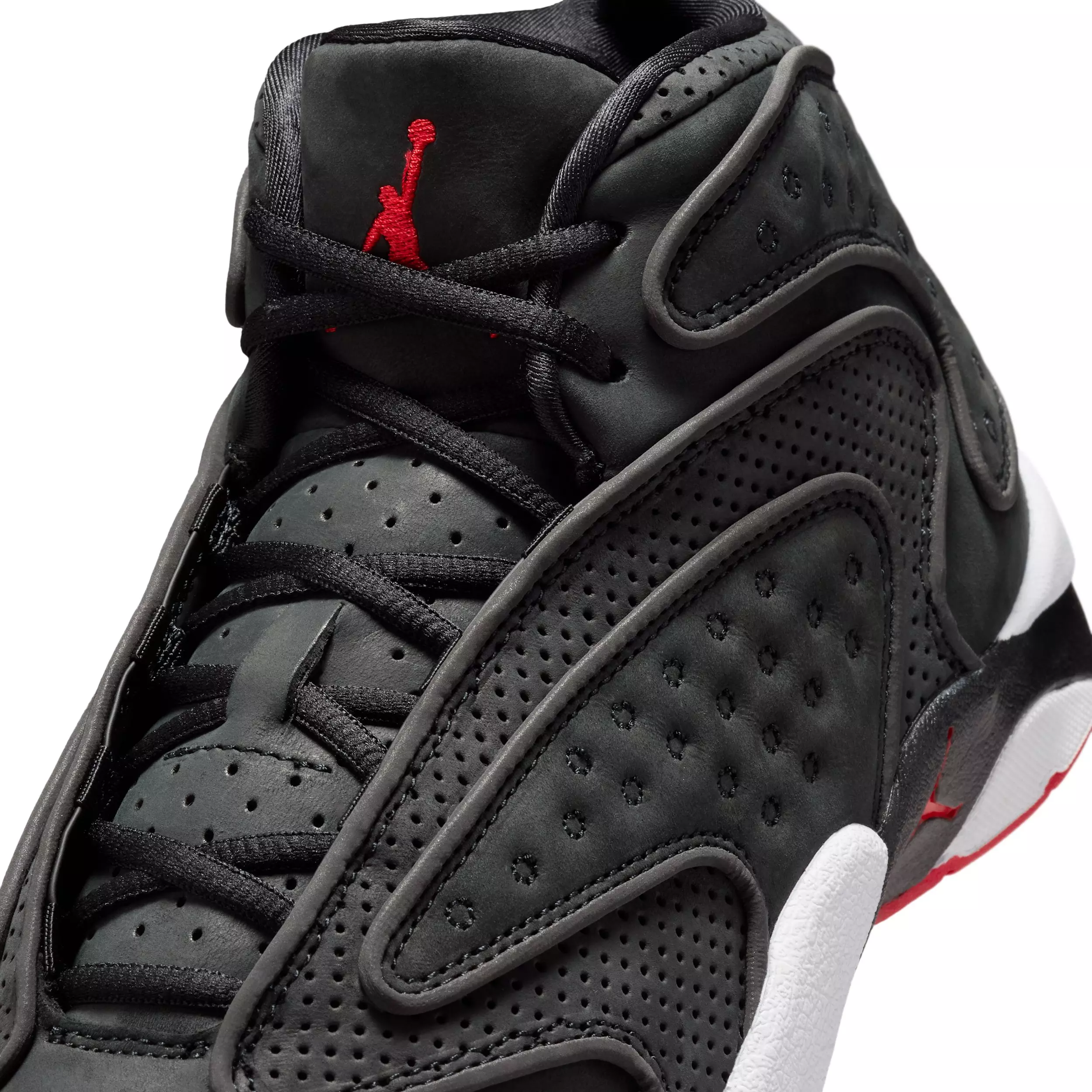 Jordan OG "Black/White/University Red" Women's Shoe - BLACK/WHITE/RED
