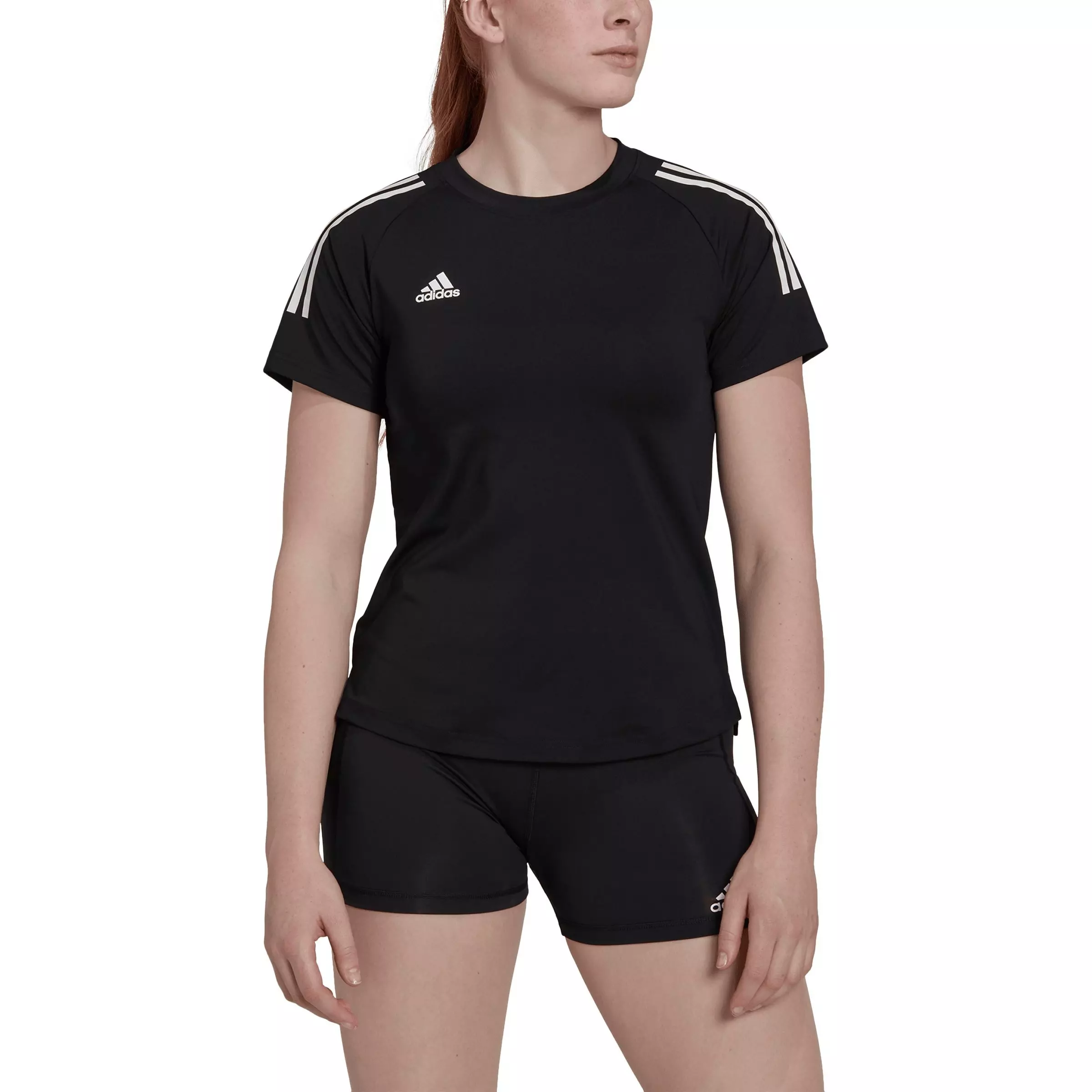 adidas Women's HILO Volleyball Jersey -Black - BLACK