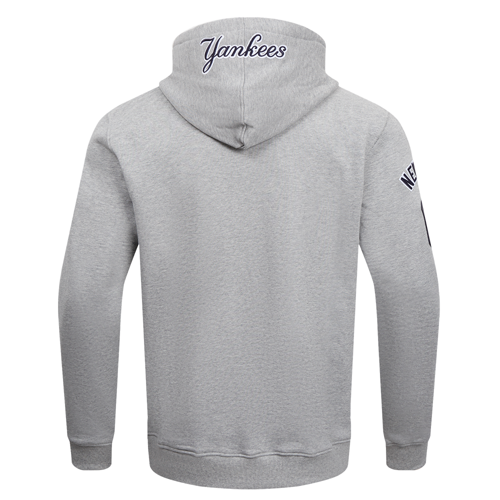 Pro Standard Men's MLB New York Yankees Old English PO Hoodie -Grey - GREY Thumbnail View 2