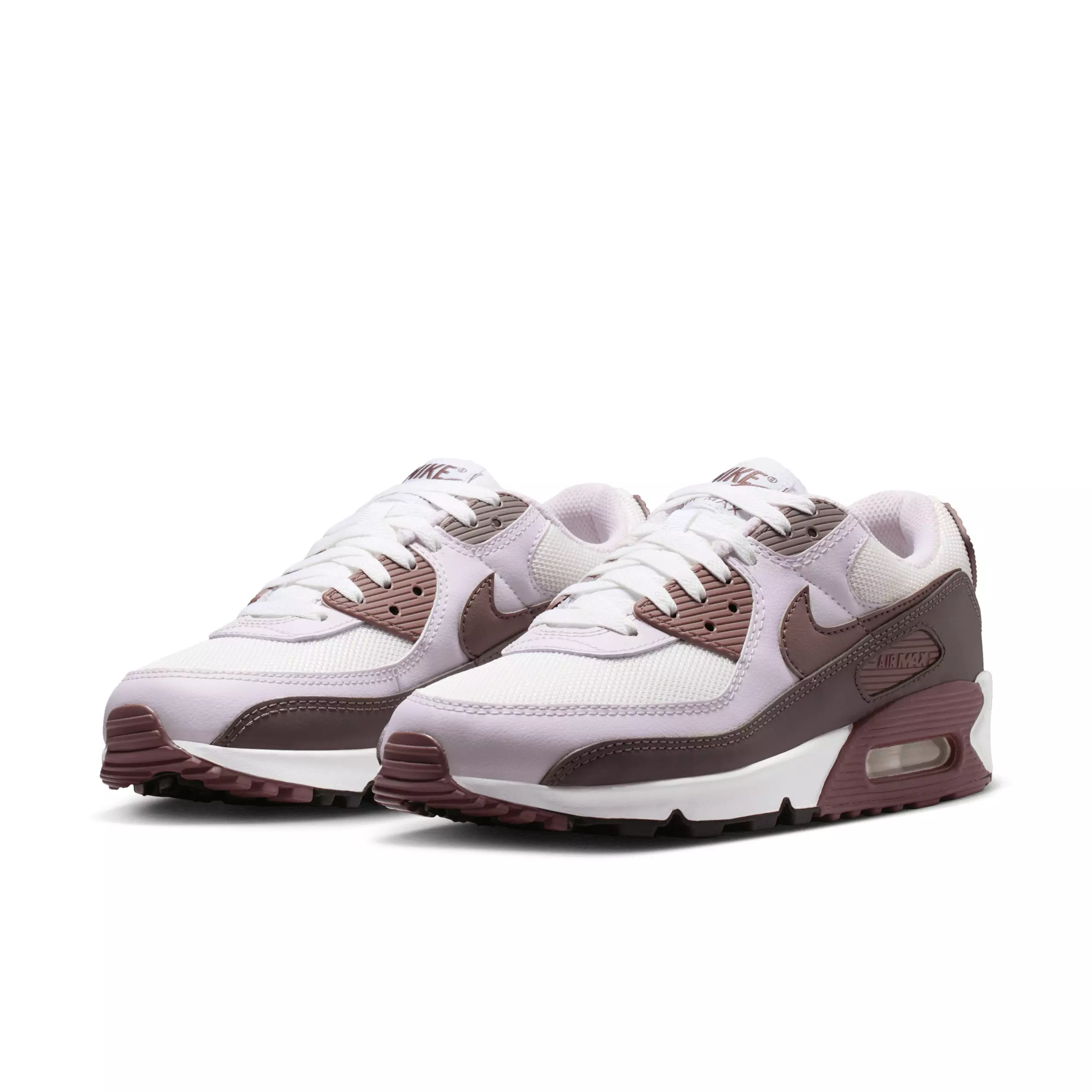 Nike Air Max 90 "White/Tattoo/Light Violet/Violet Ore" Women's Shoe - WHITE/TATTOO/LT VIOLET/VIOLET