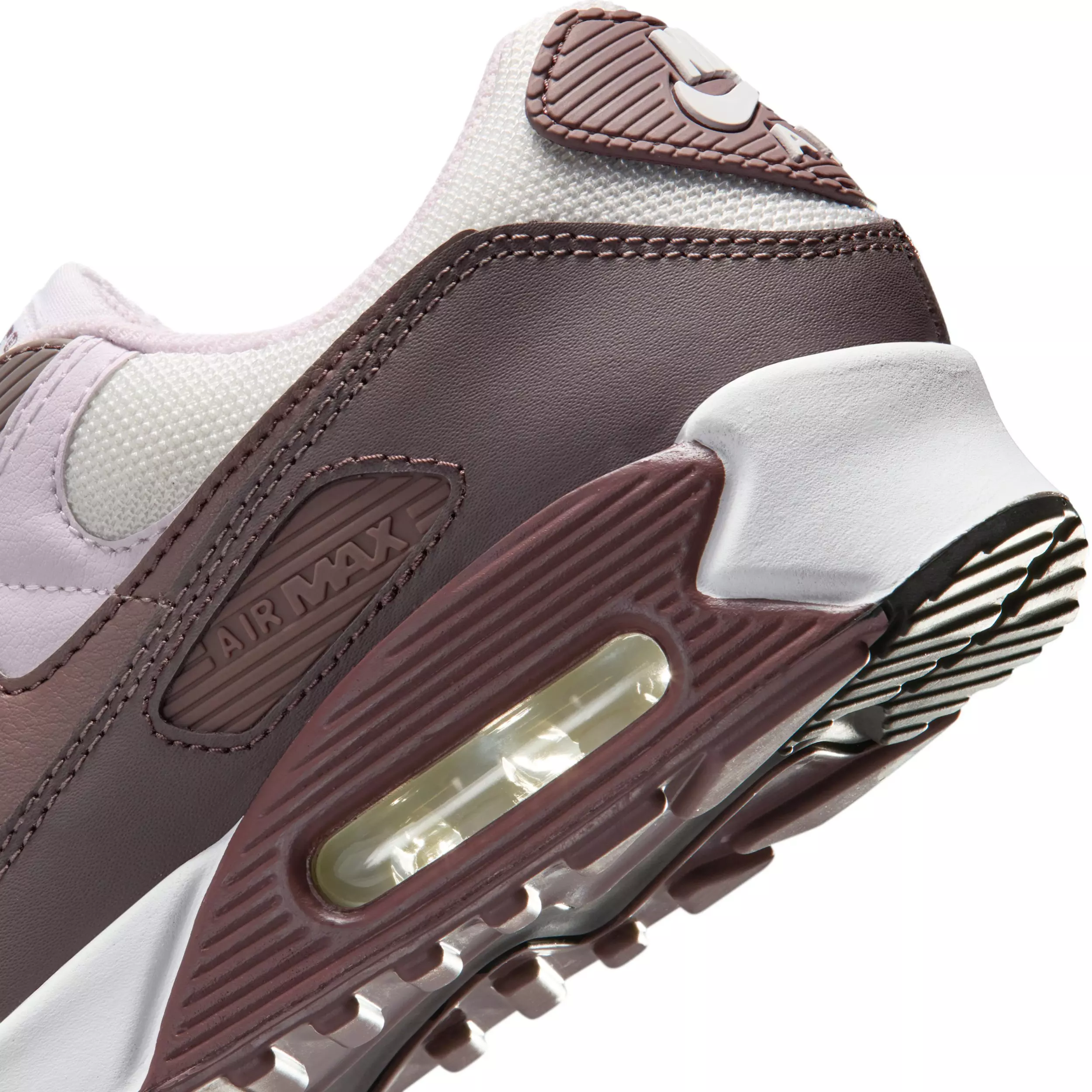 Nike Air Max 90 "White/Tattoo/Light Violet/Violet Ore" Women's Shoe - WHITE/TATTOO/LT VIOLET/VIOLET