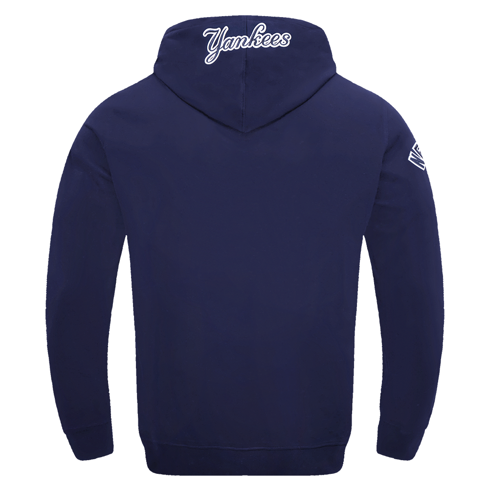 Pro Standard Men's MLB New York Yankees Old English PO Hoodie - Navy - NAVY Thumbnail View 2